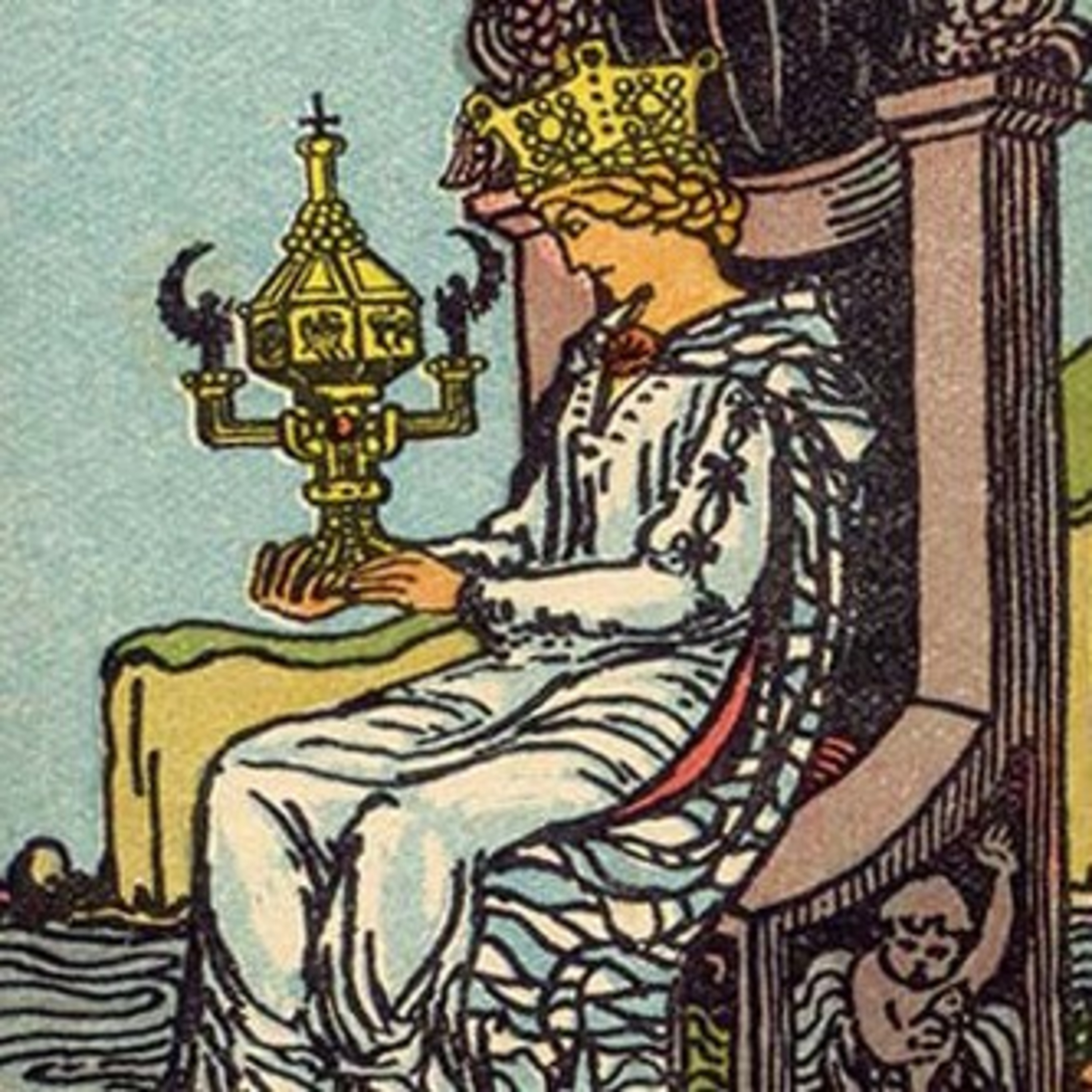 S4E9: Queen of Cups(letting the intuition spill the tea, grounding into emotional clarity & painart) episode artwork