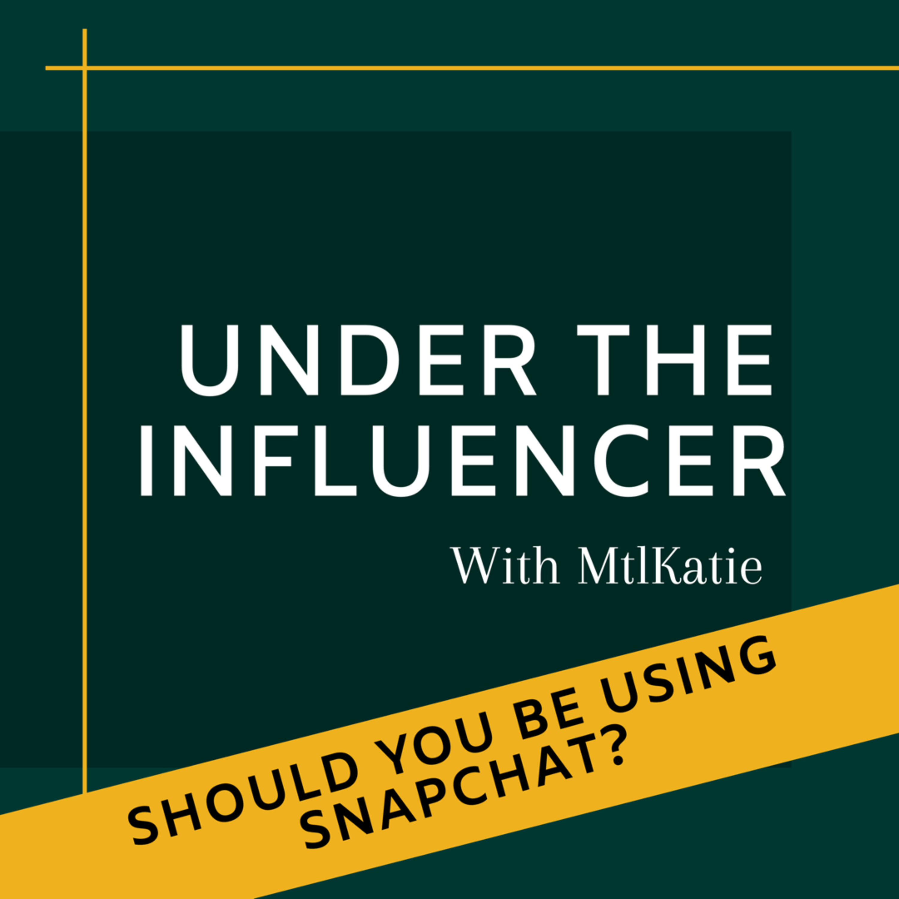 Episode 9 - Should you be using Snapchat? Episode 9 - Should you be using Snapchat?