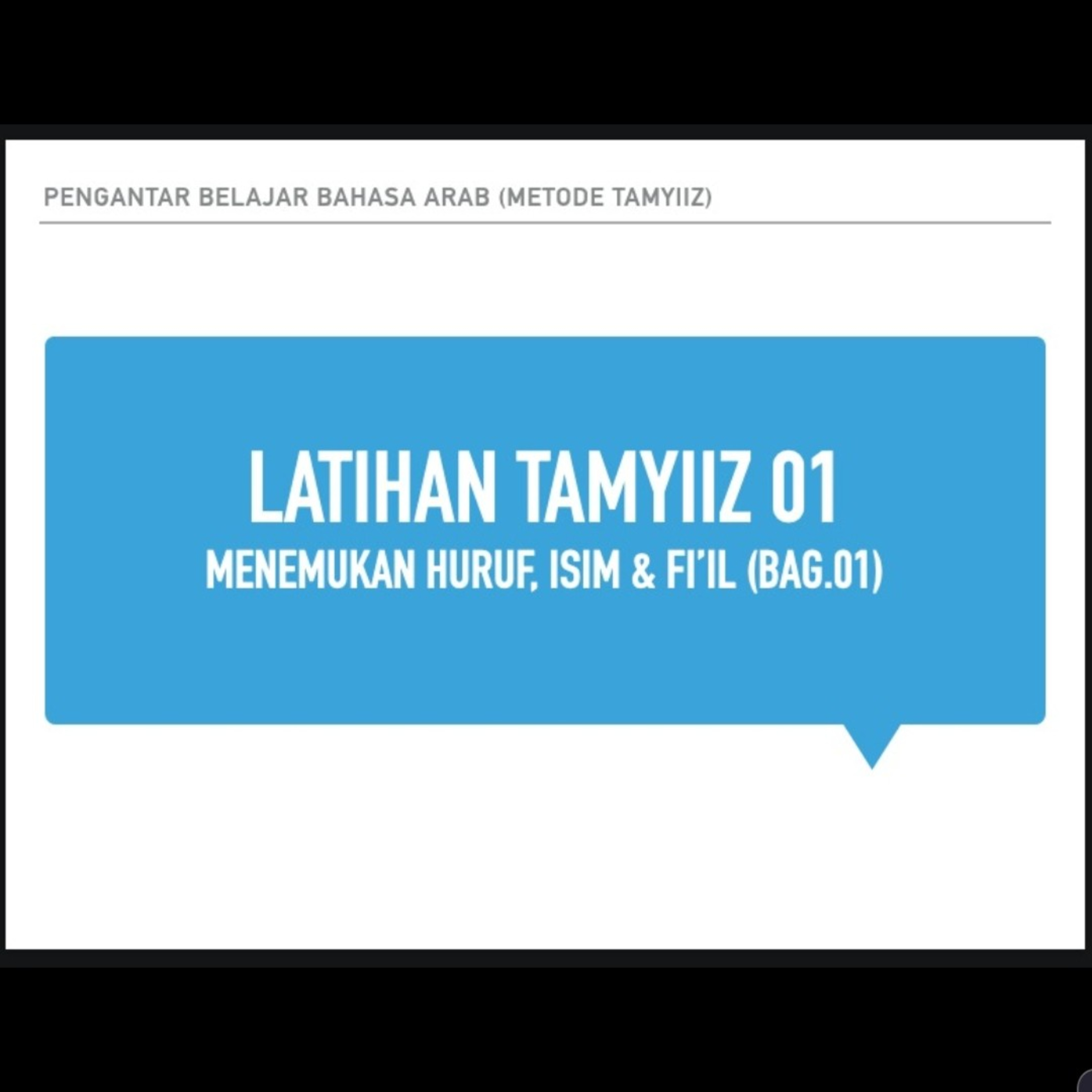 Belajar Bahasa Arab Dasar untuk Pemula