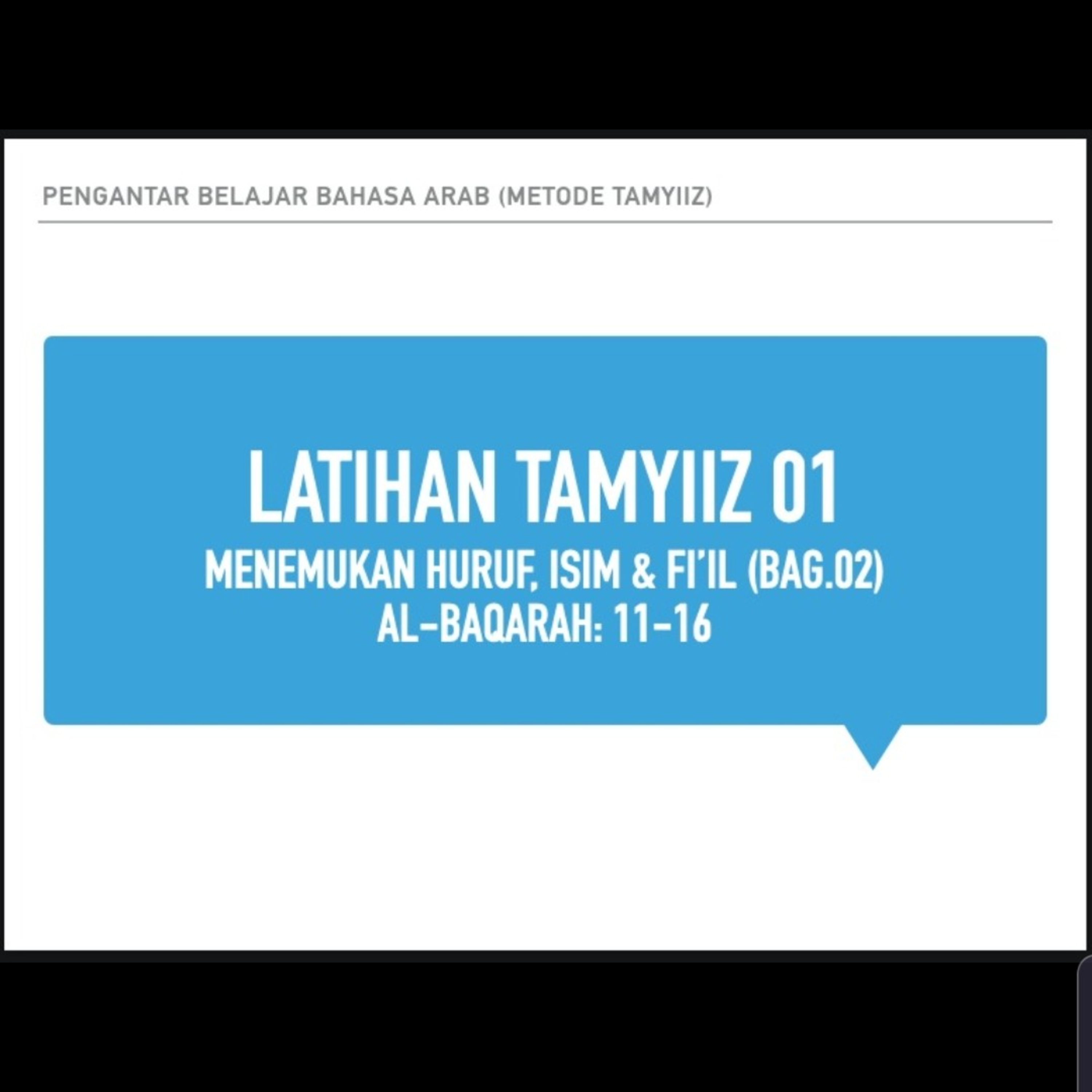 Belajar Bahasa Arab Dasar untuk Pemula
