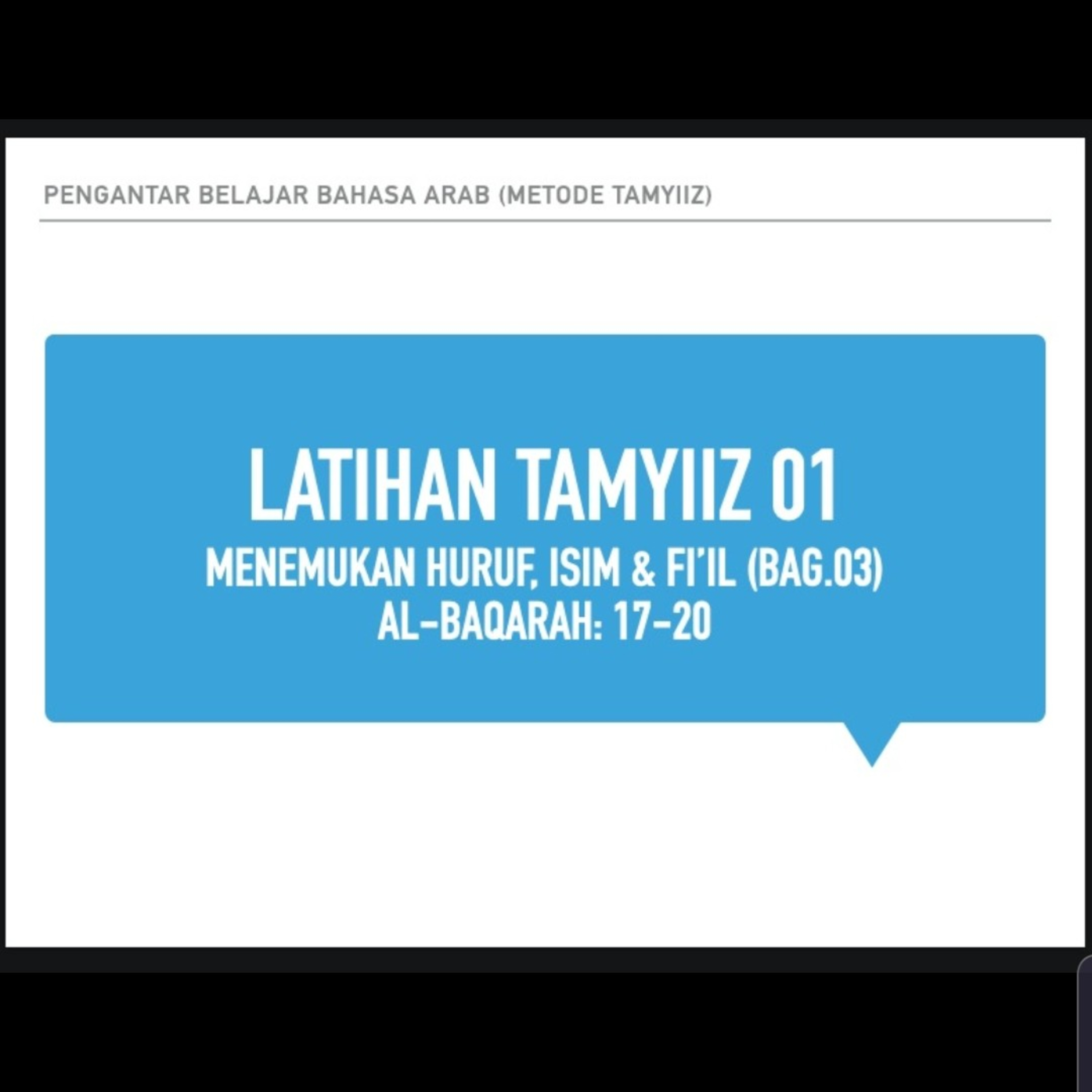 Belajar Bahasa Arab Dasar untuk Pemula