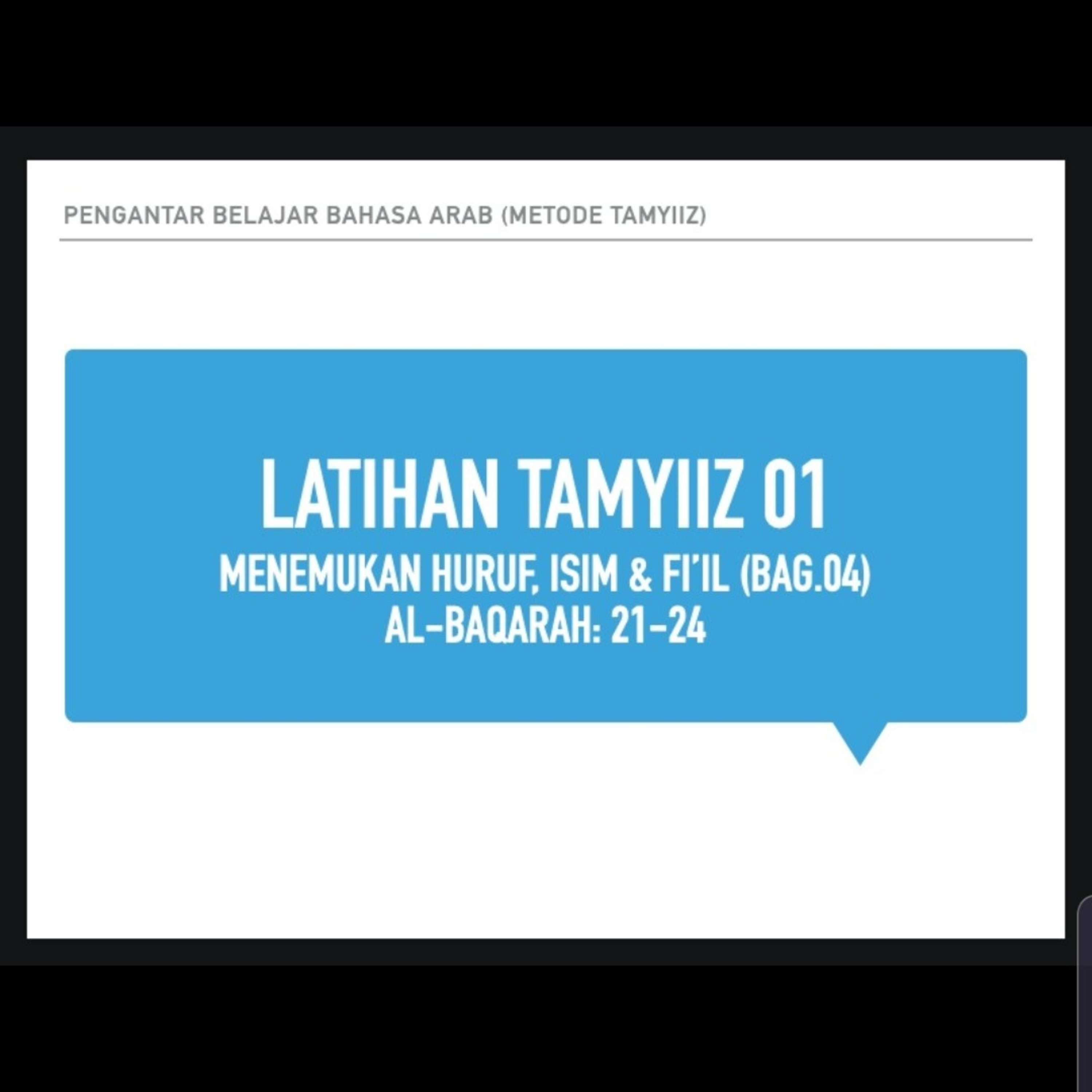 Belajar Bahasa Arab Dasar untuk Pemula