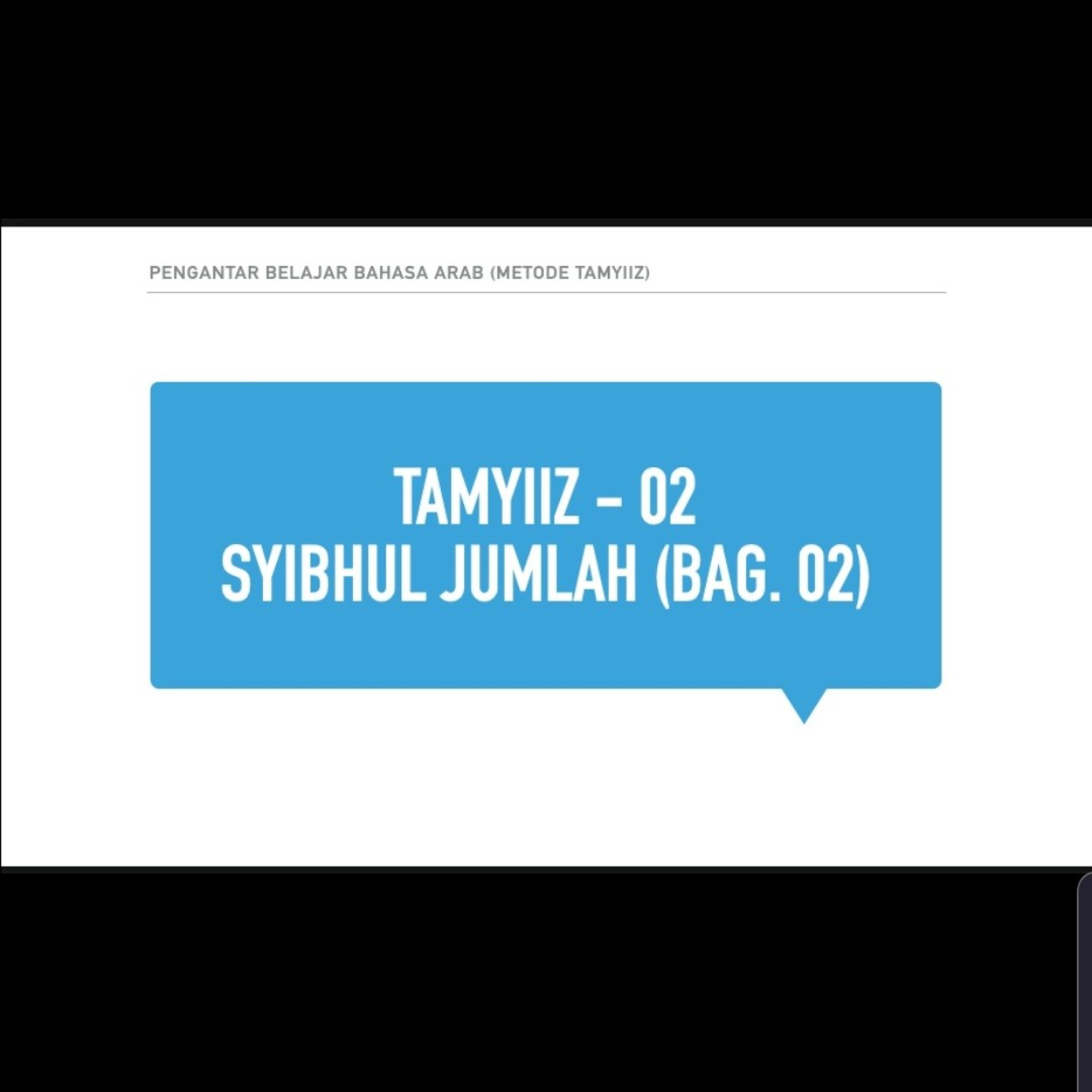 Belajar Bahasa Arab Dasar untuk Pemula