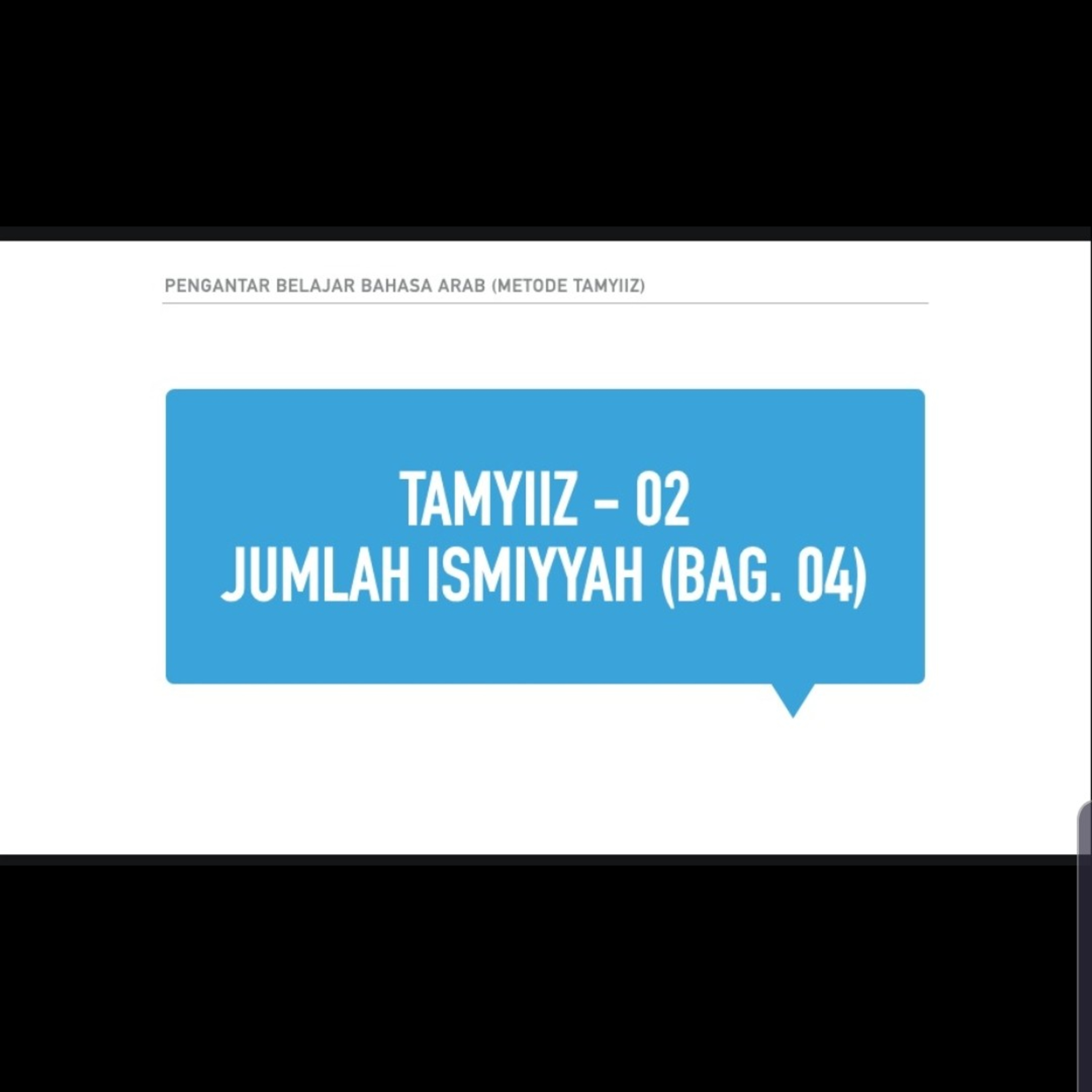 Belajar Bahasa Arab Dasar untuk Pemula