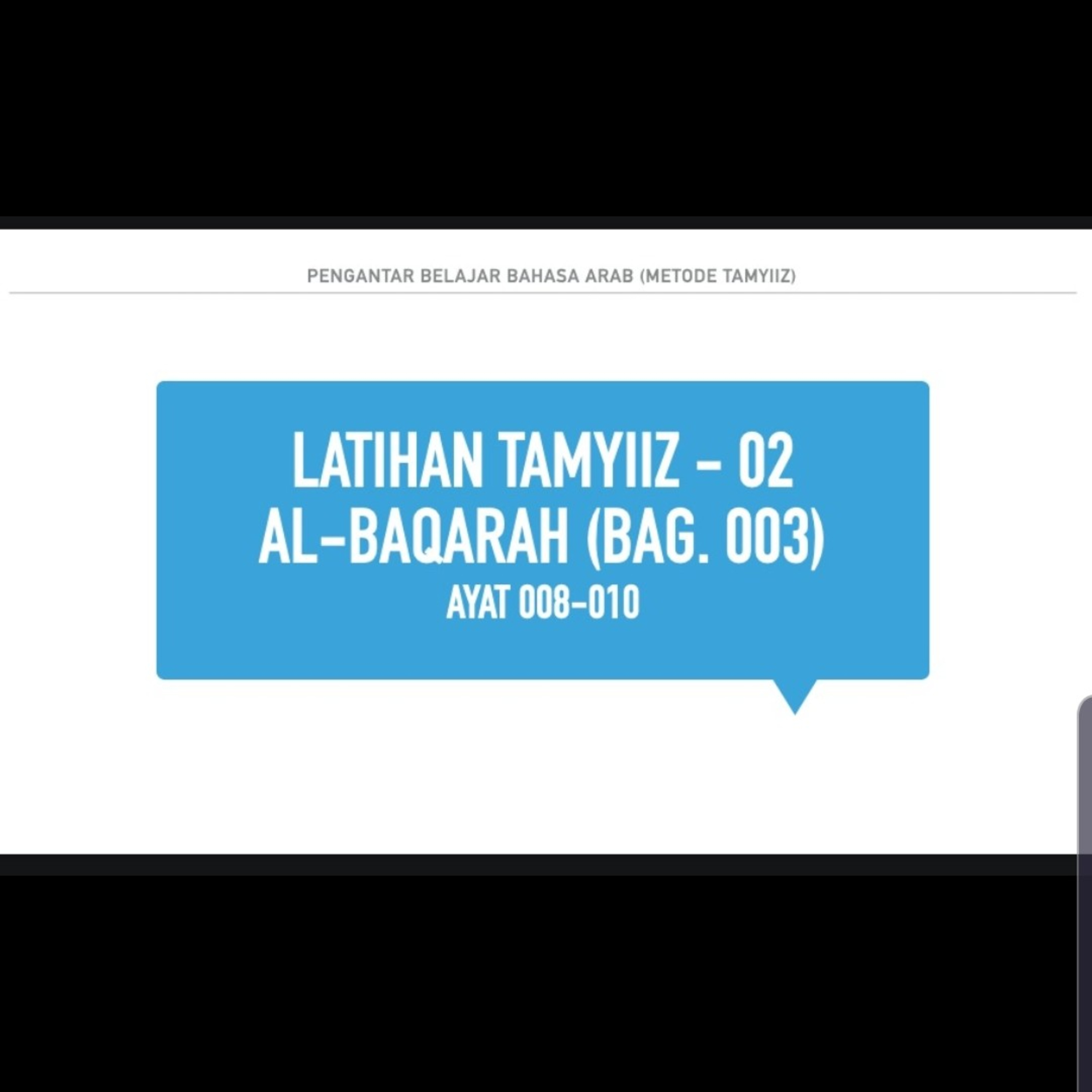 Belajar Bahasa Arab Dasar untuk Pemula