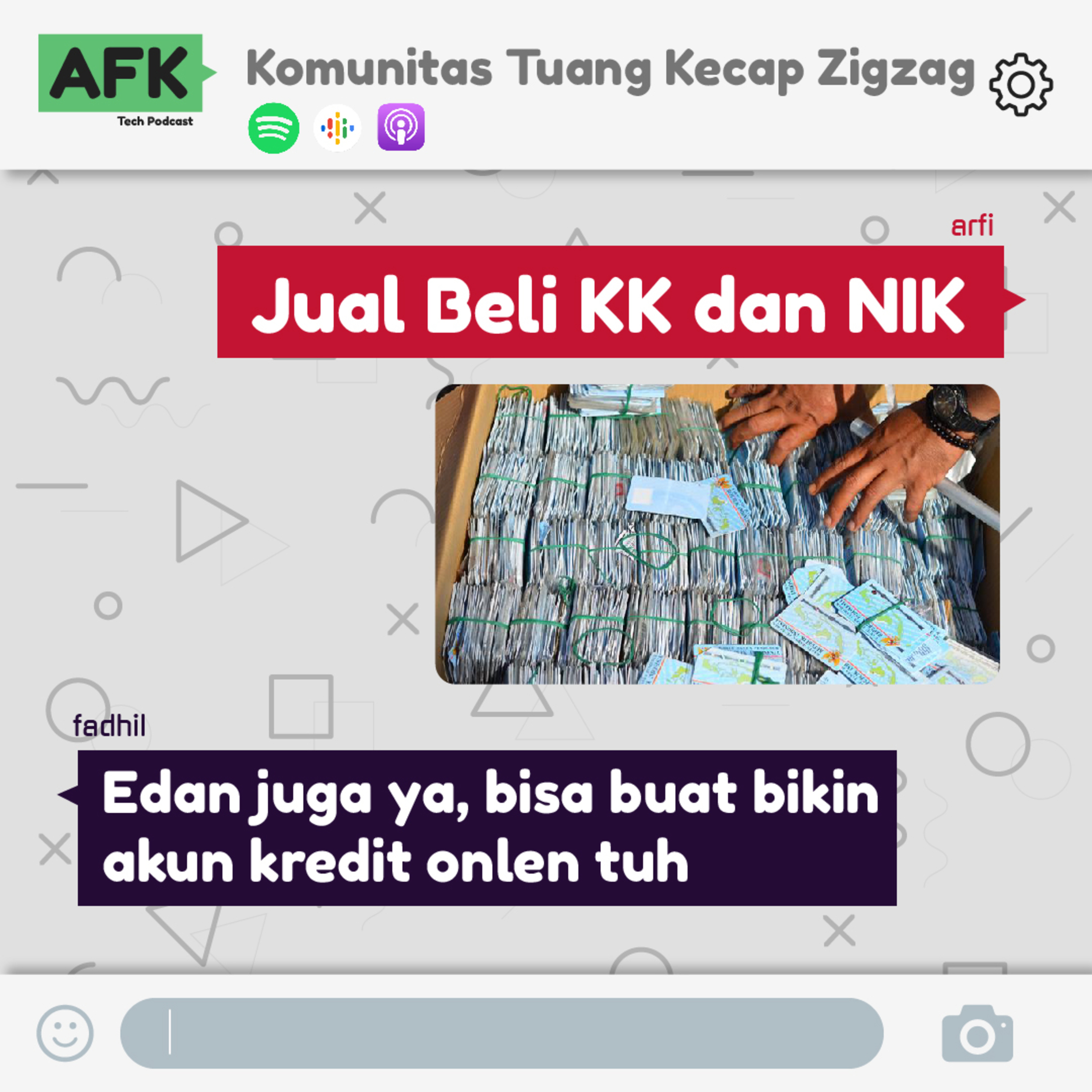 Jual Beli KK dan NIK Jual Beli KK dan NIK