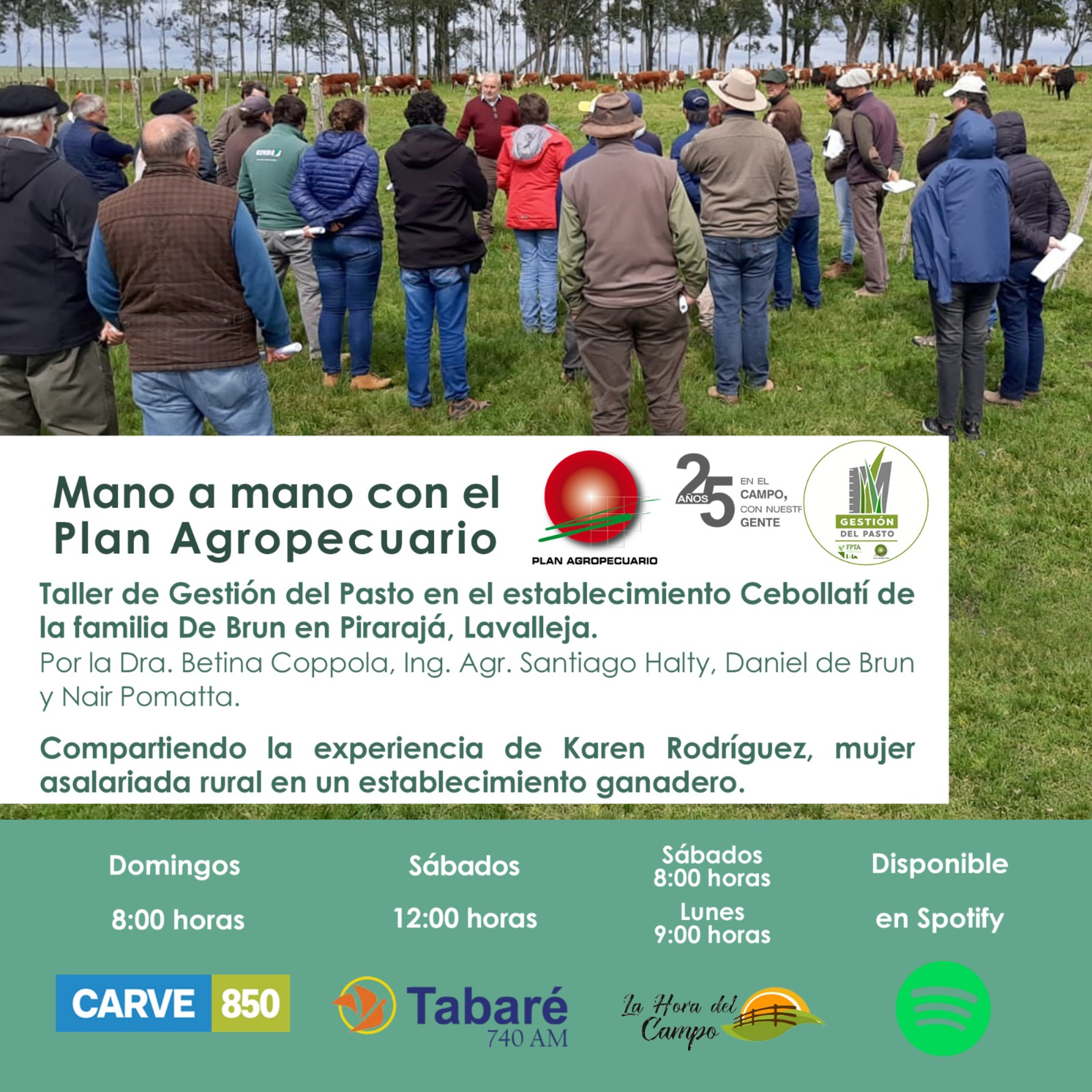 Mano a Mano con el Plan Agropecuario