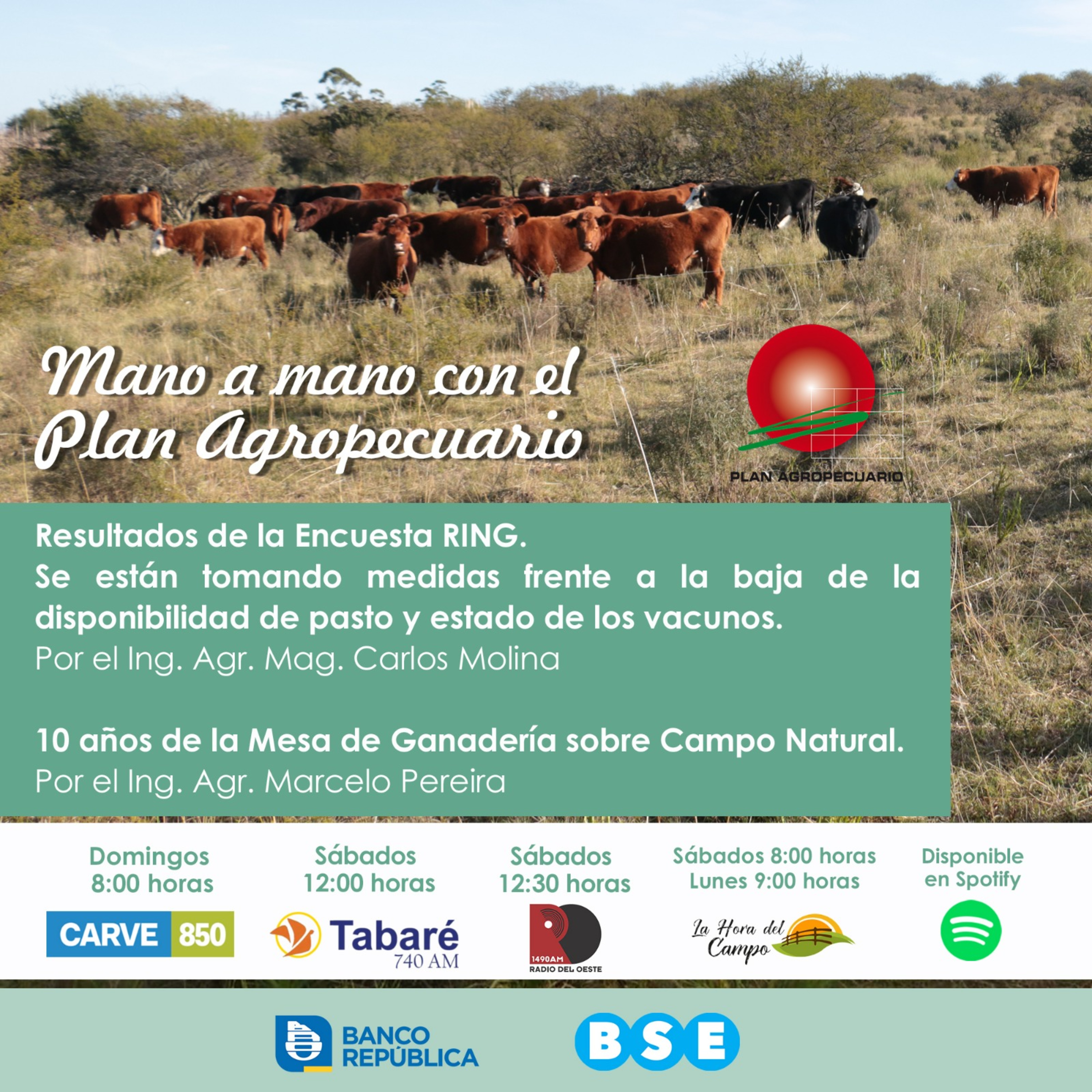 Mano a Mano con el Plan Agropecuario