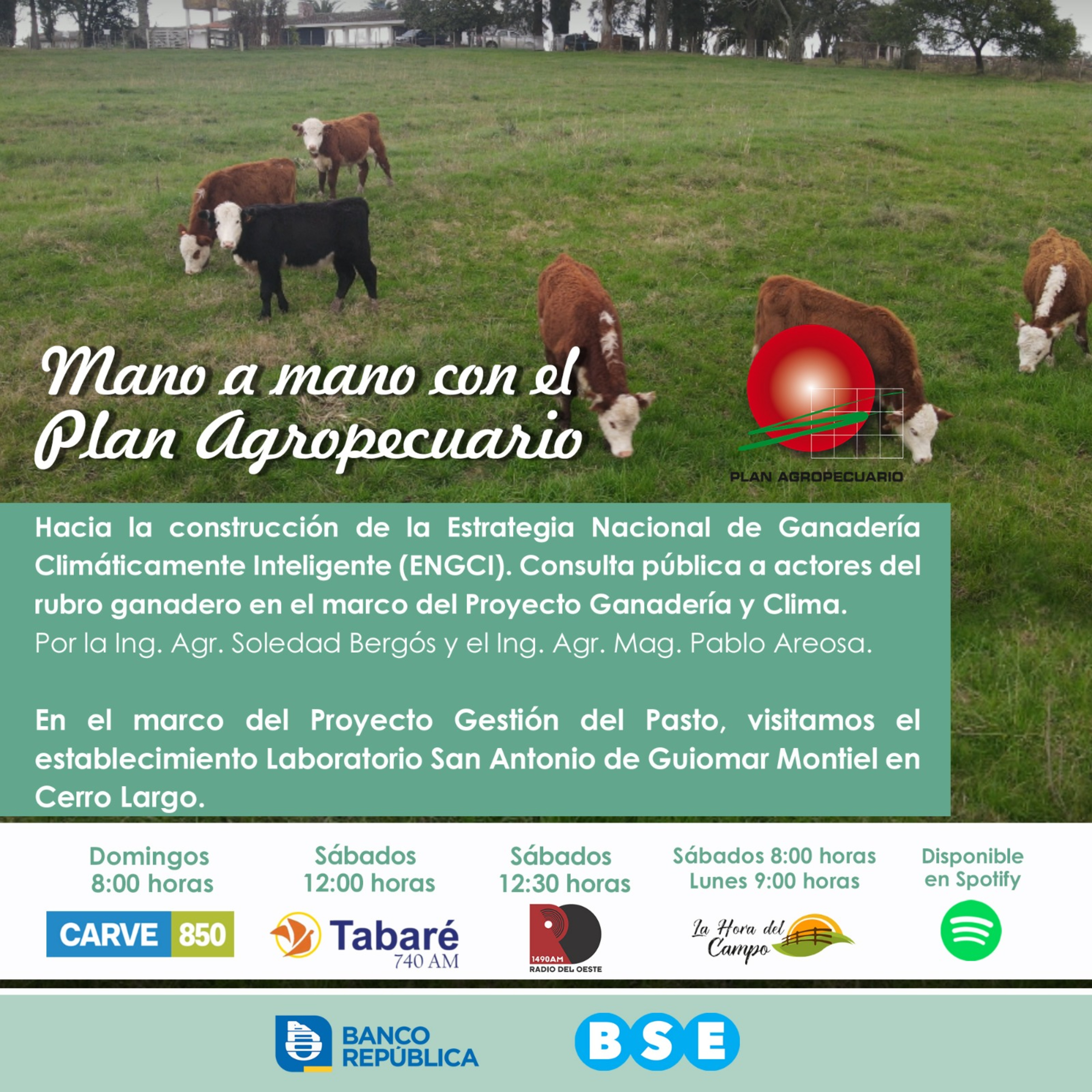 Mano a Mano con el Plan Agropecuario