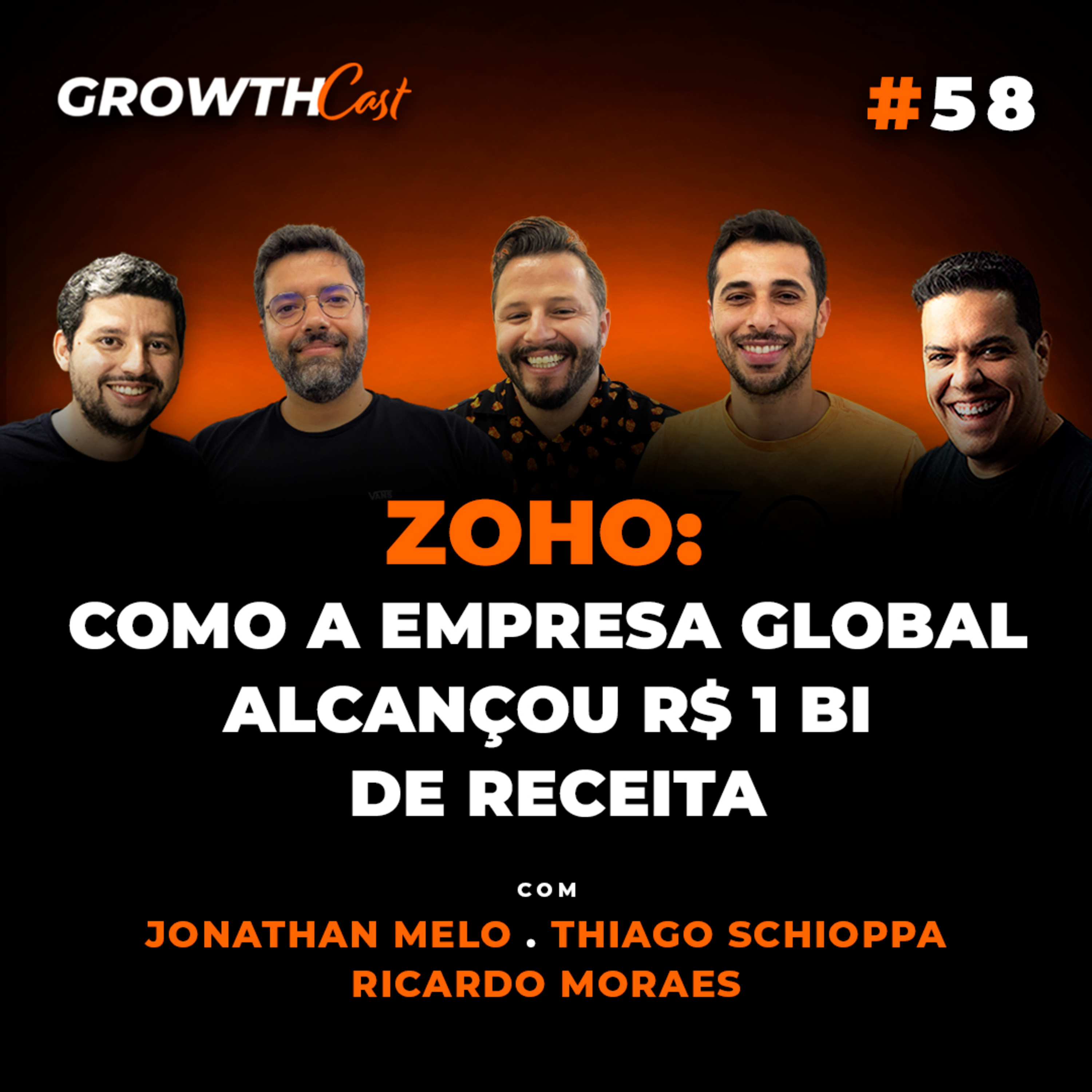 GrowthCast #58 | Zoho: como a empresa global alcançou R$ 1 bi somente em receita episode artwork
