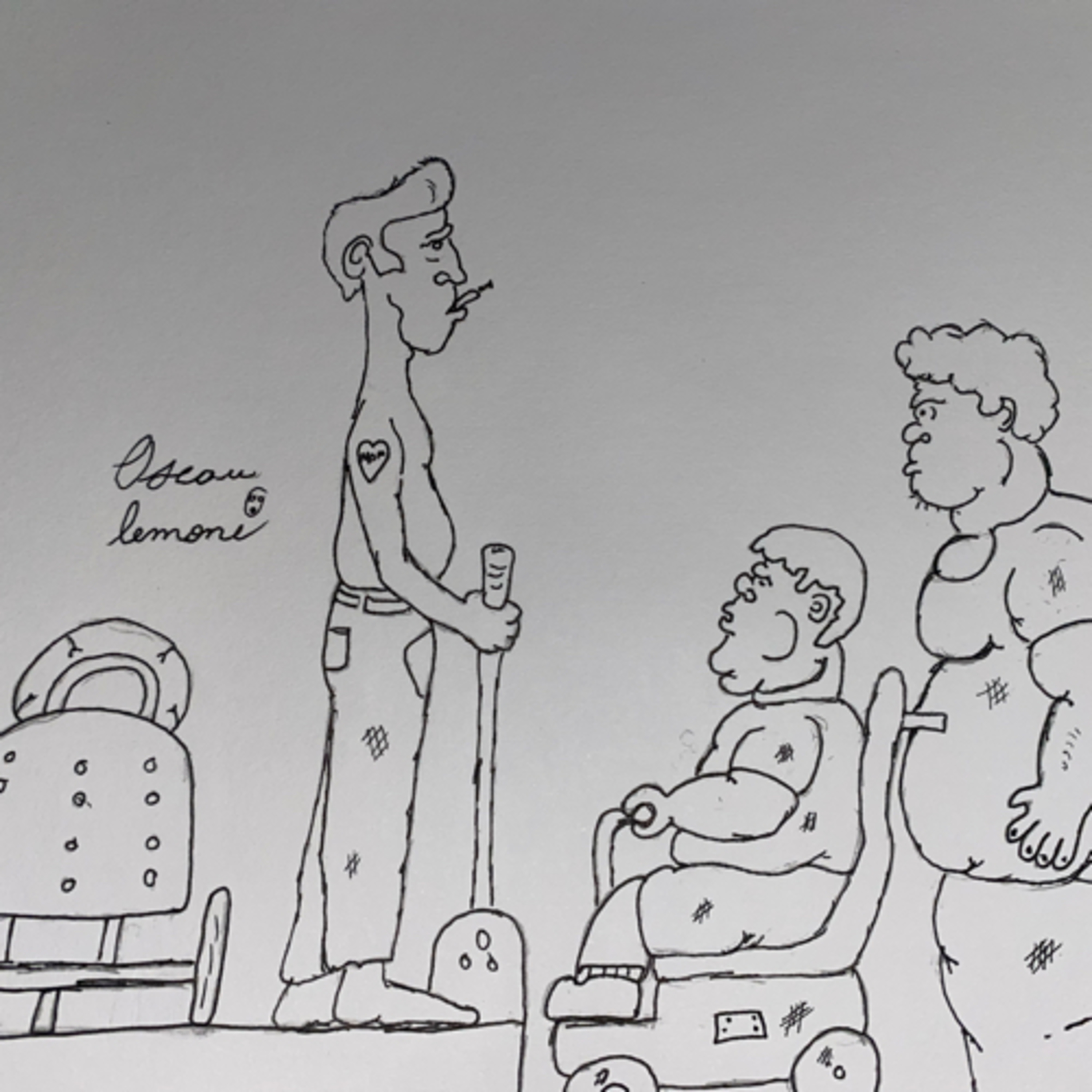 Oscar Lemone and the Ostrich People