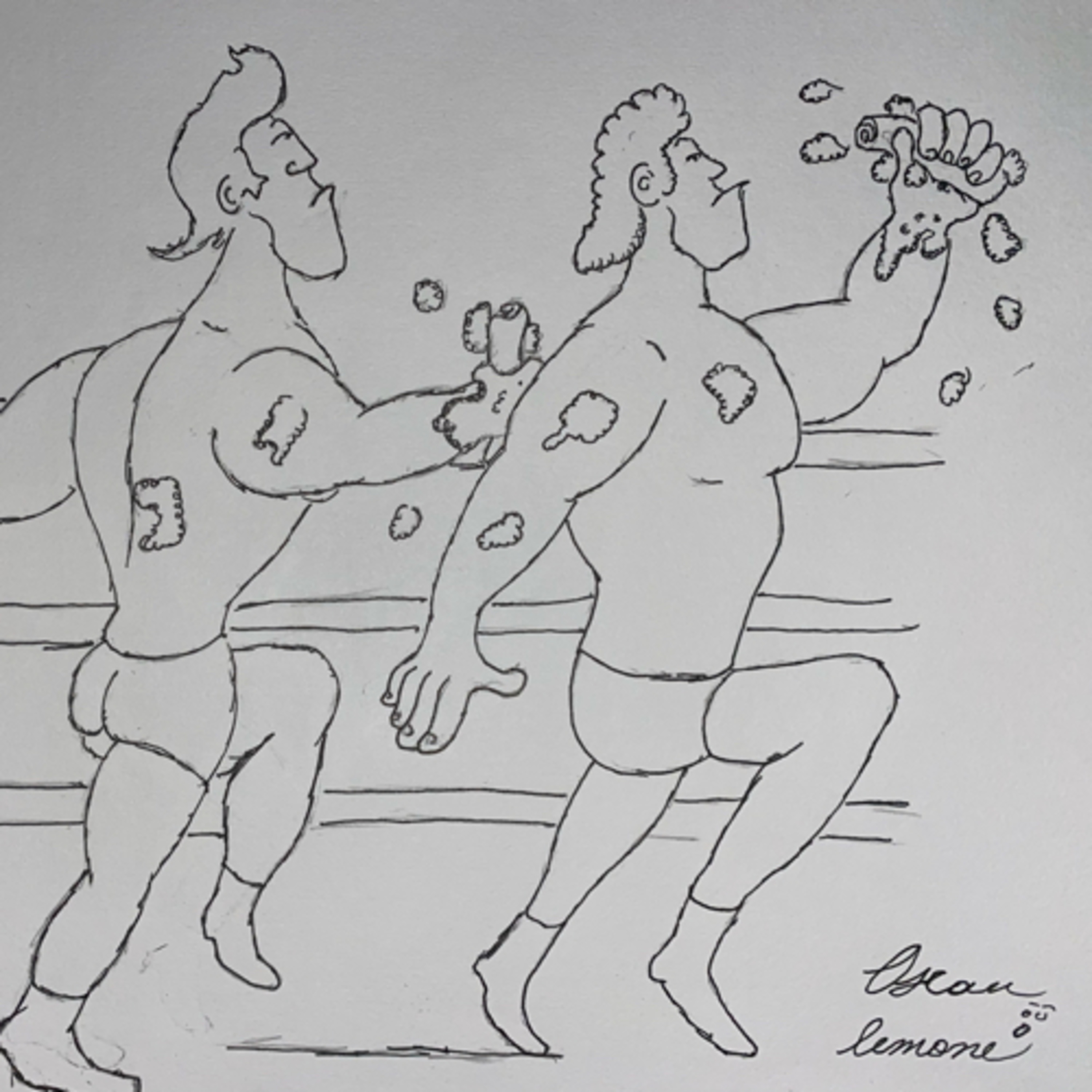 Oscar Lemone and the Ostrich People