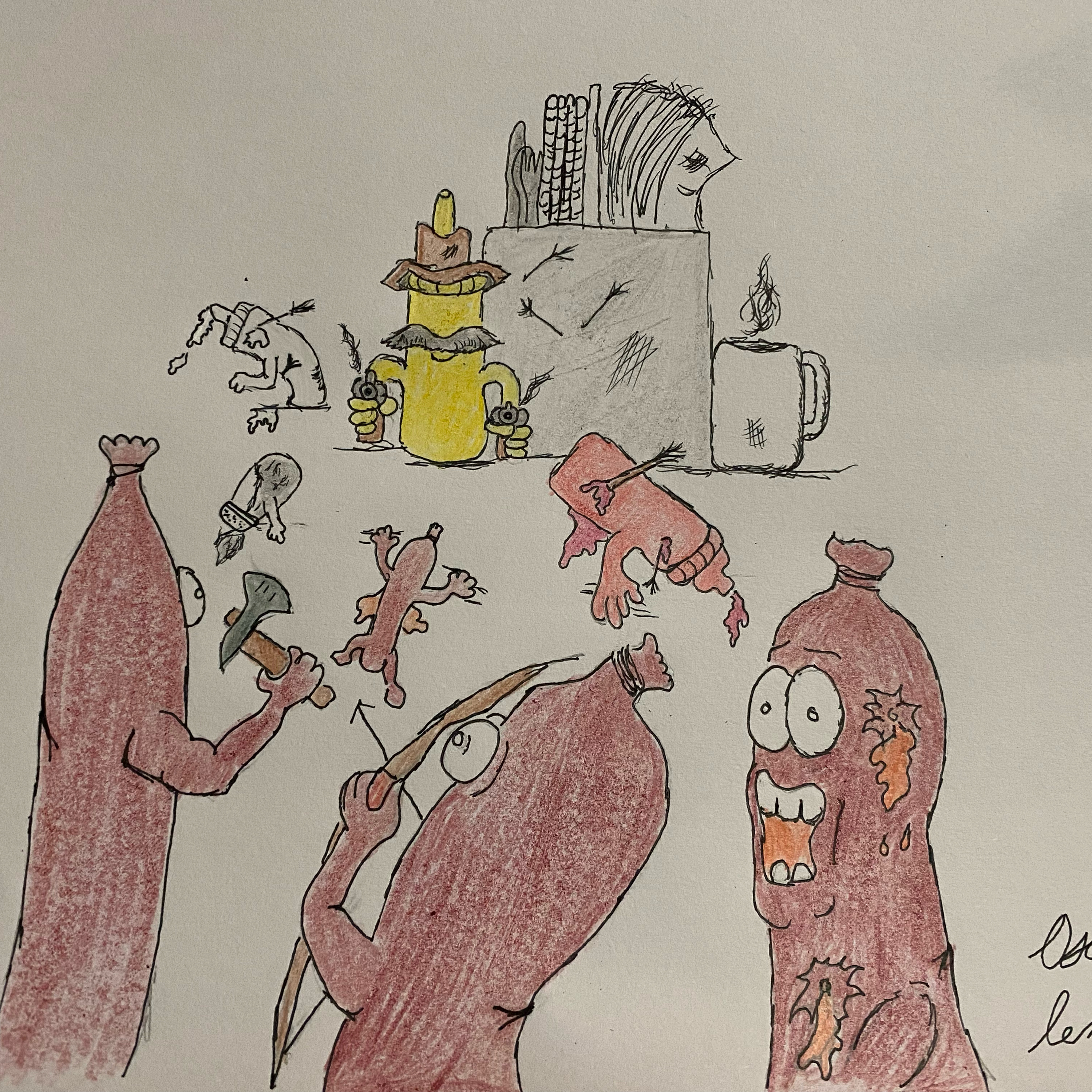 Oscar Lemone and the Ostrich People