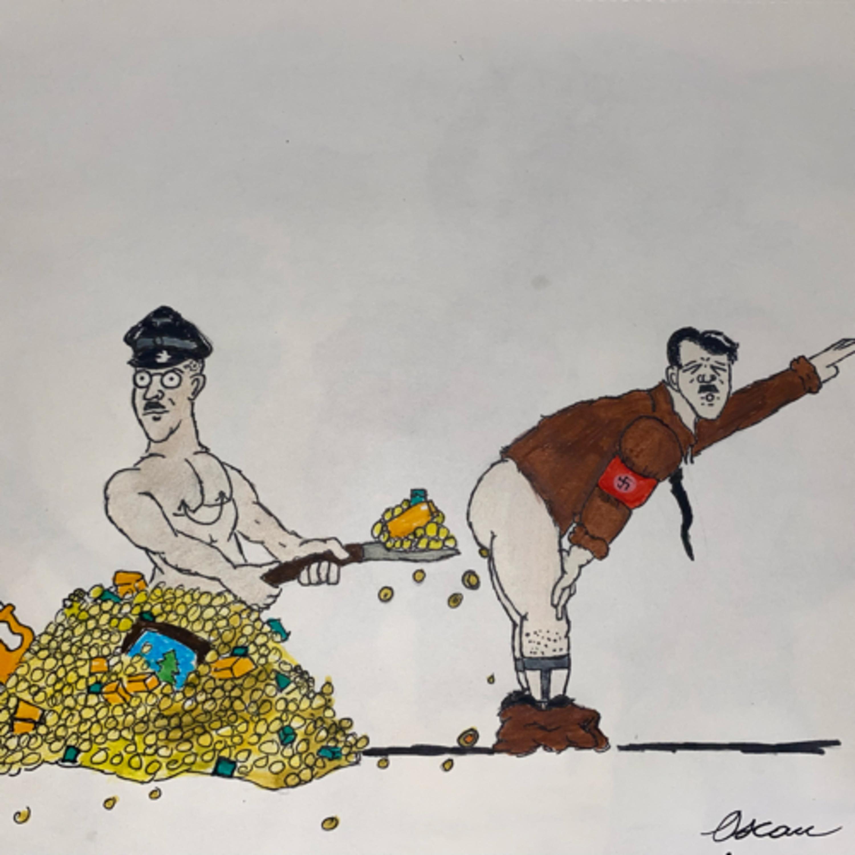 Oscar Lemone and the Ostrich People