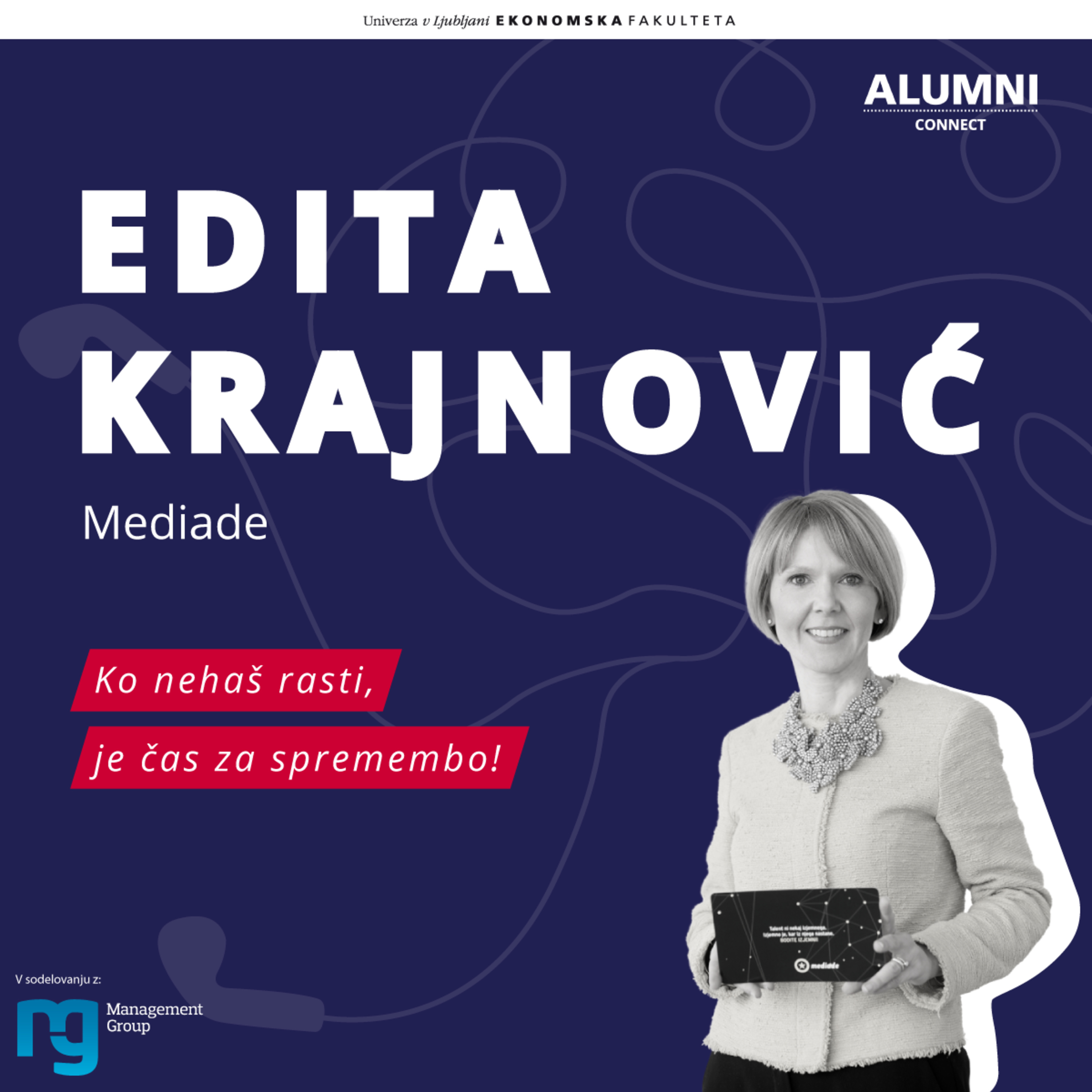 #12 epizoda: Edita Krajnović, Mediade: Ko nehaš rasti, je čas za spremembo! episode artwork