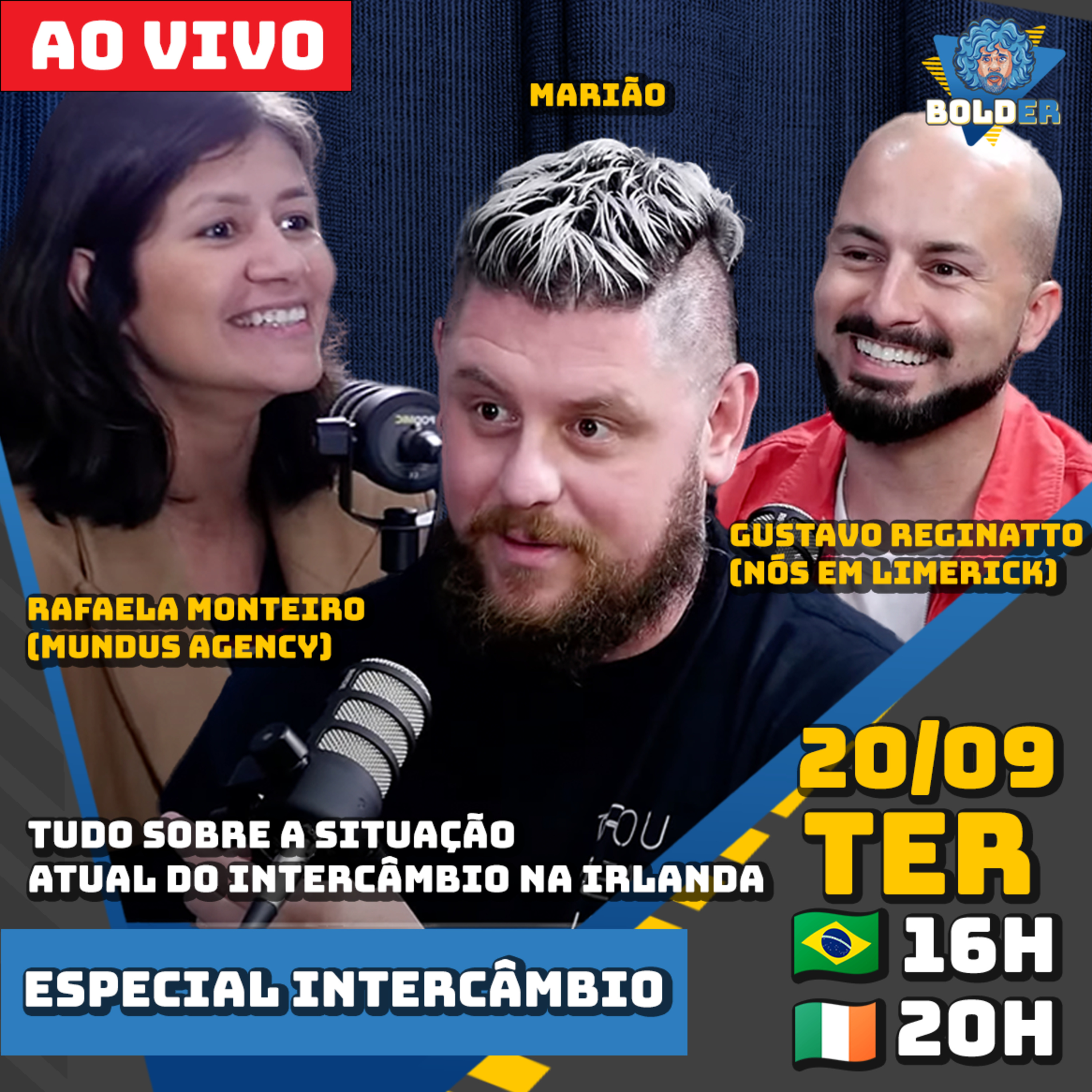 SITUAÇÃO ATUAL DE INTERCÂMBIO NA IRLANDA | Bolder Podcast 149 episode artwork