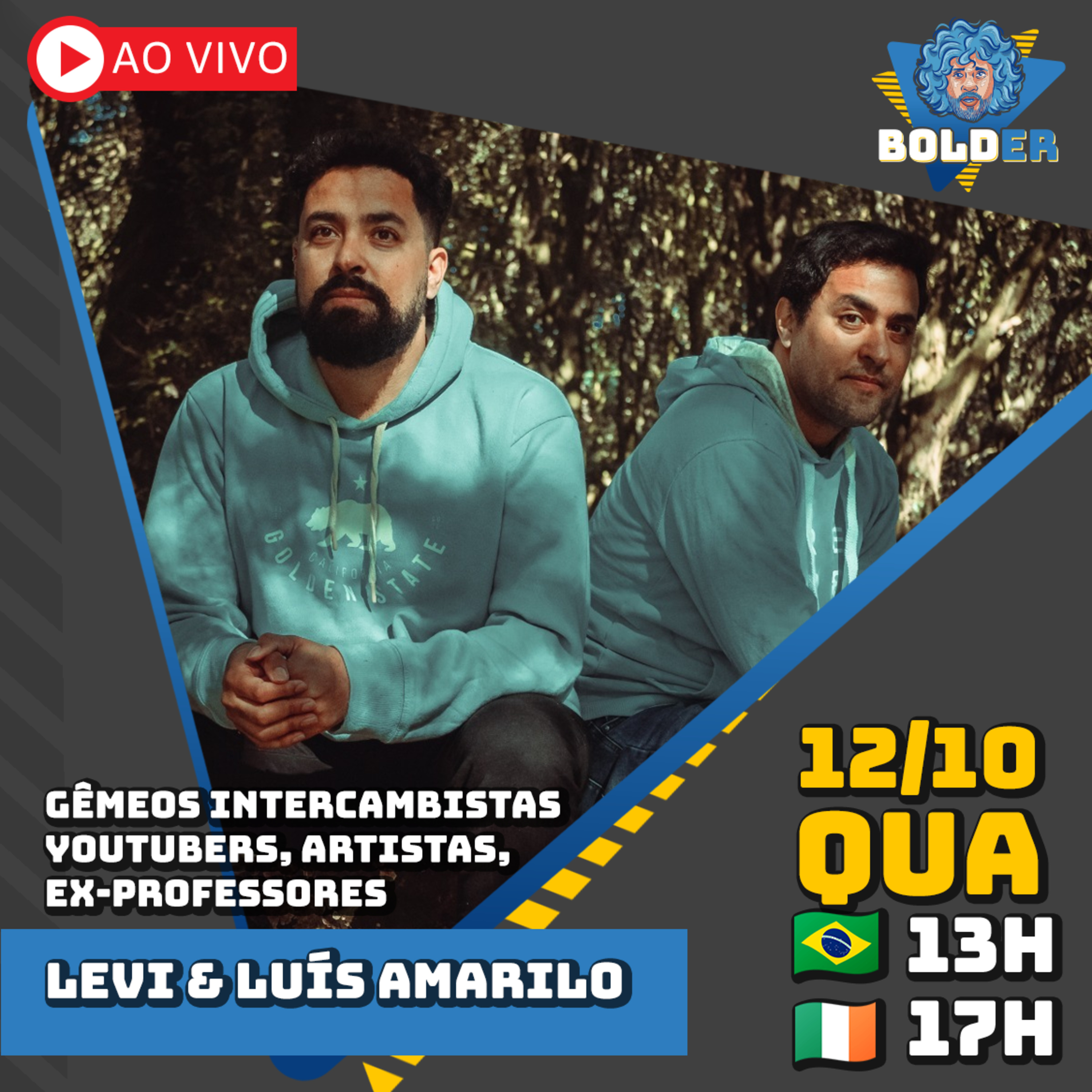 DE ARTISTAS A INTERCAMBISTAS - Levi & Luís Amarilo | Bolder Podcast 156 episode artwork