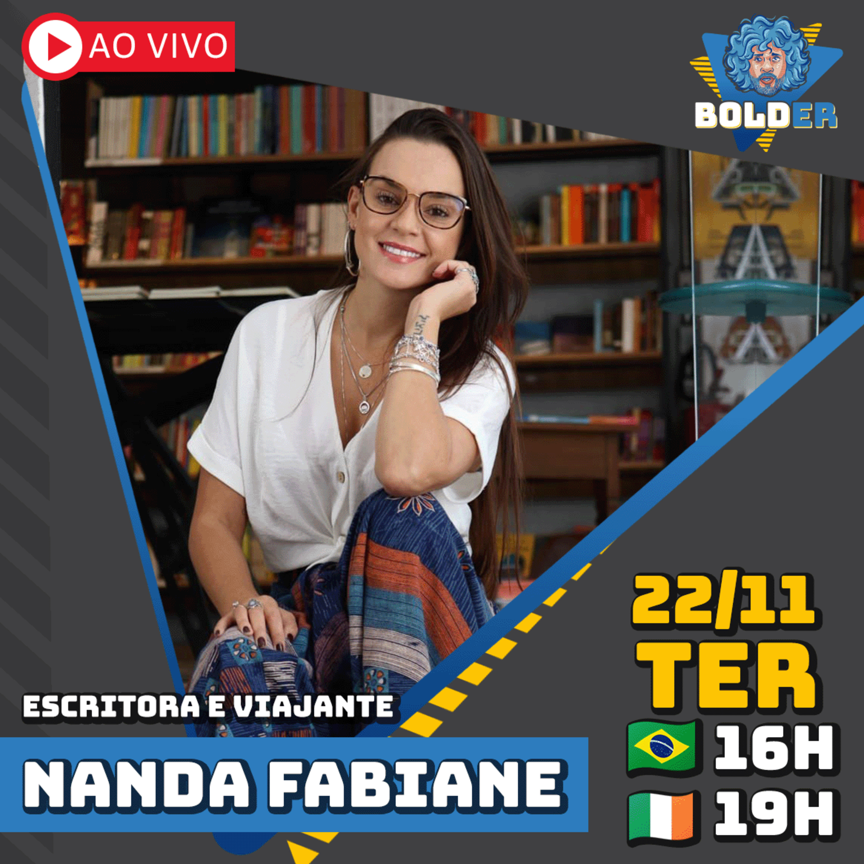 Escritora e Viajante - Nanda Fabiane | Bolder Podcast 175 episode artwork