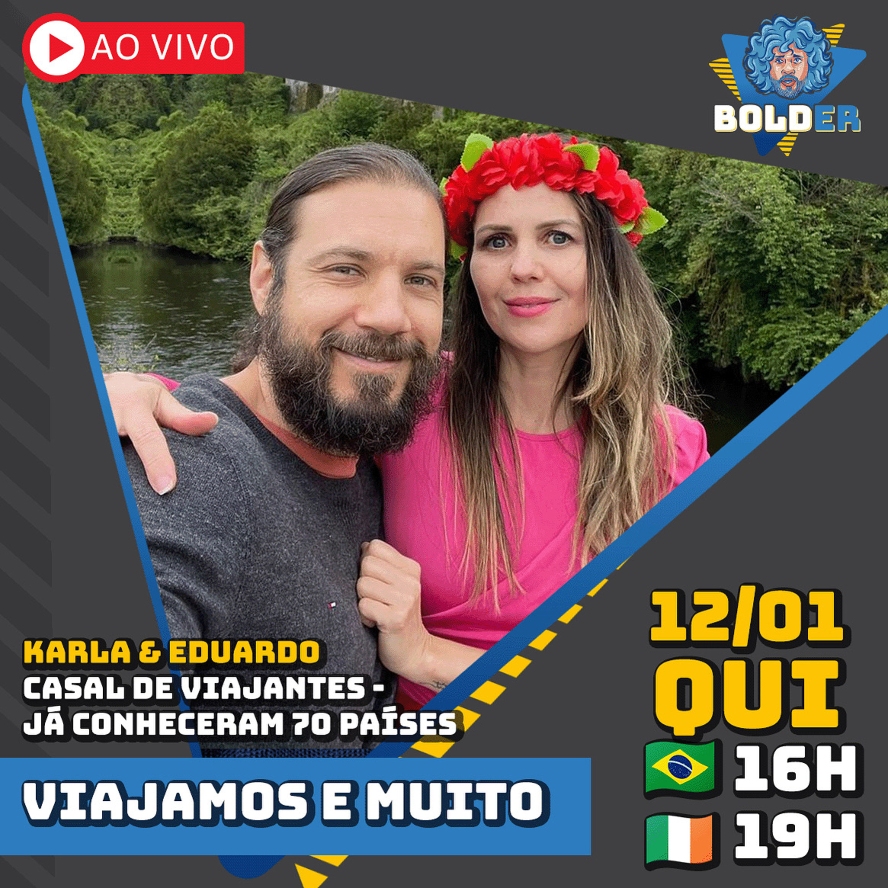 VIAJAMOS E MUITO (Casal Que Viaja O Mundo) | Bolder Podcast 188 episode artwork
