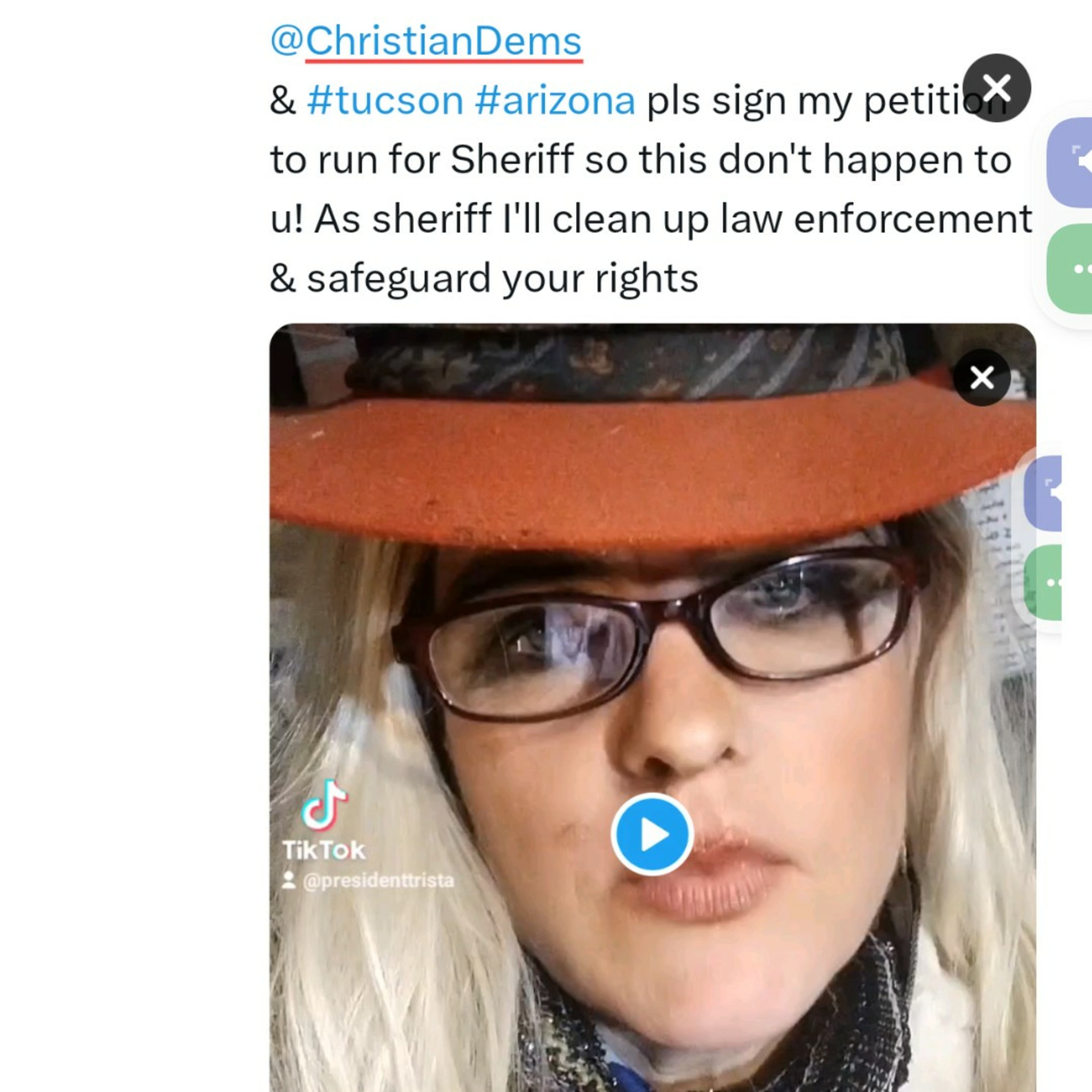 #TRISTA4SHERIFF + Prez! POLITICSAF!🔥HOT ON TRAIL OF💩🤡 GOIN2FNJAIL!🔐#art #music #CoMeDy #HERstory