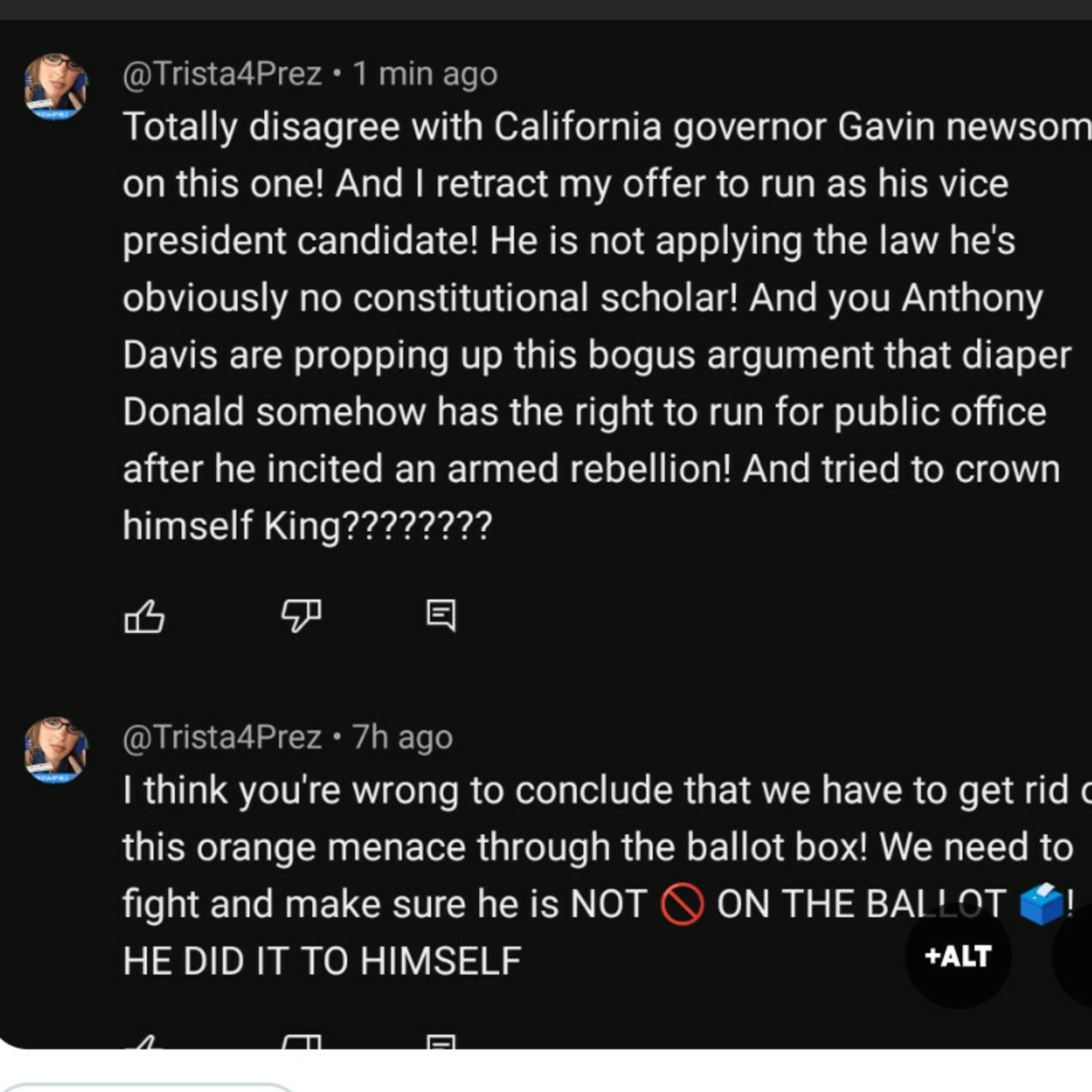 #TRISTA4SHERIFF + Prez! POLITICSAF!🔥HOT ON TRAIL OF💩🤡 GOIN2FNJAIL!🔐#art #music #CoMeDy #HERstory