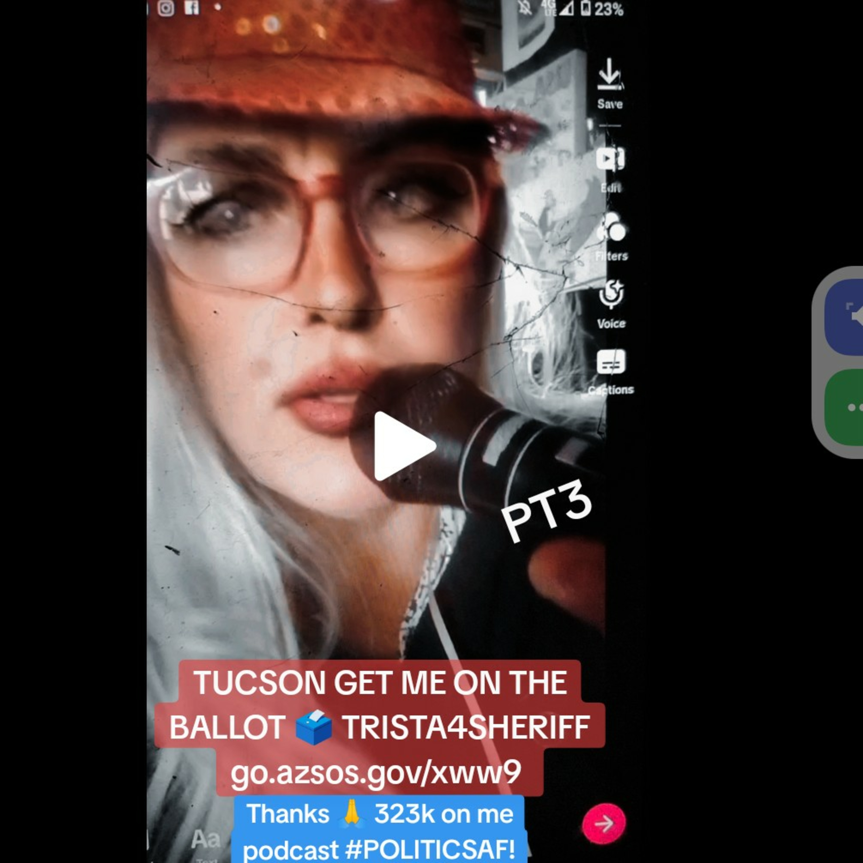 #TRISTA4SHERIFF + Prez! POLITICSAF!🔥HOT ON TRAIL OF💩🤡 GOIN2FNJAIL!🔐#art #music #CoMeDy #HERstory