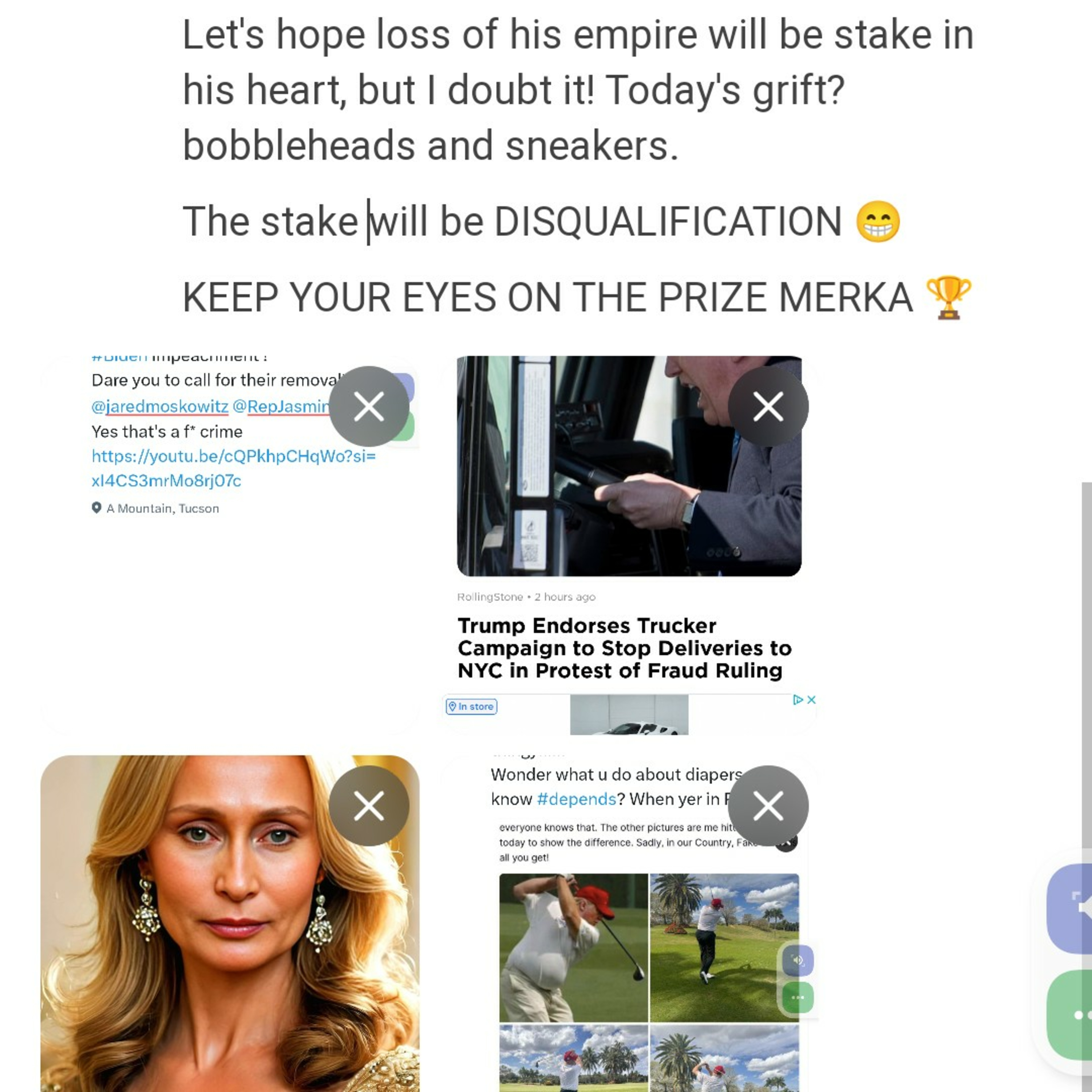 I CRASH PEOPLE'S CHOICE AWARDS! 😆 & URGE HOUSE DEMS TO CALL FOR MASS EXPULSION OF GOPTRAITORS!