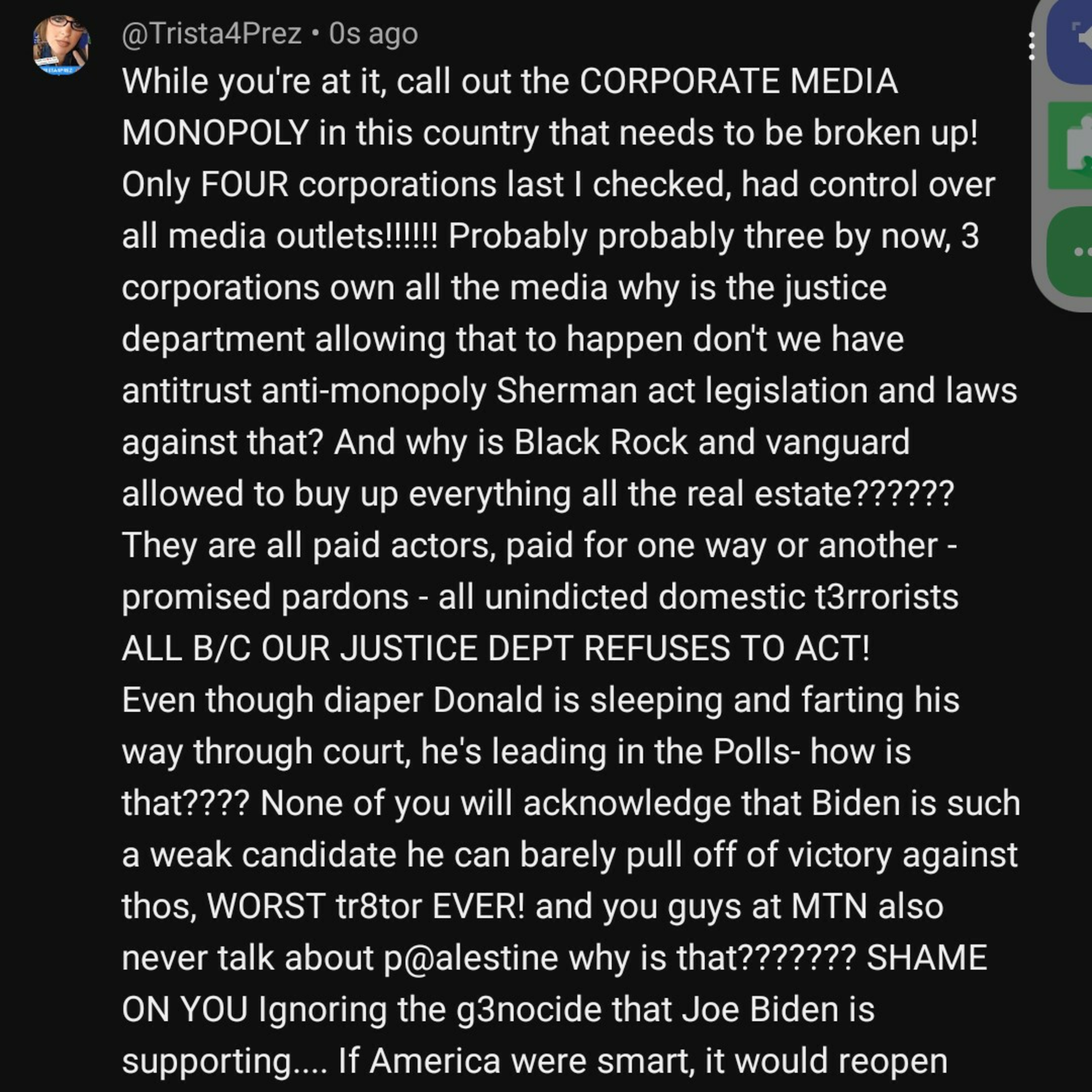 #TRISTA4SHERIFF + Prez! POLITICSAF!🔥HOT ON TRAIL OF💩🤡 GOIN2FNJAIL!🔐#art #music #CoMeDy #HERstory