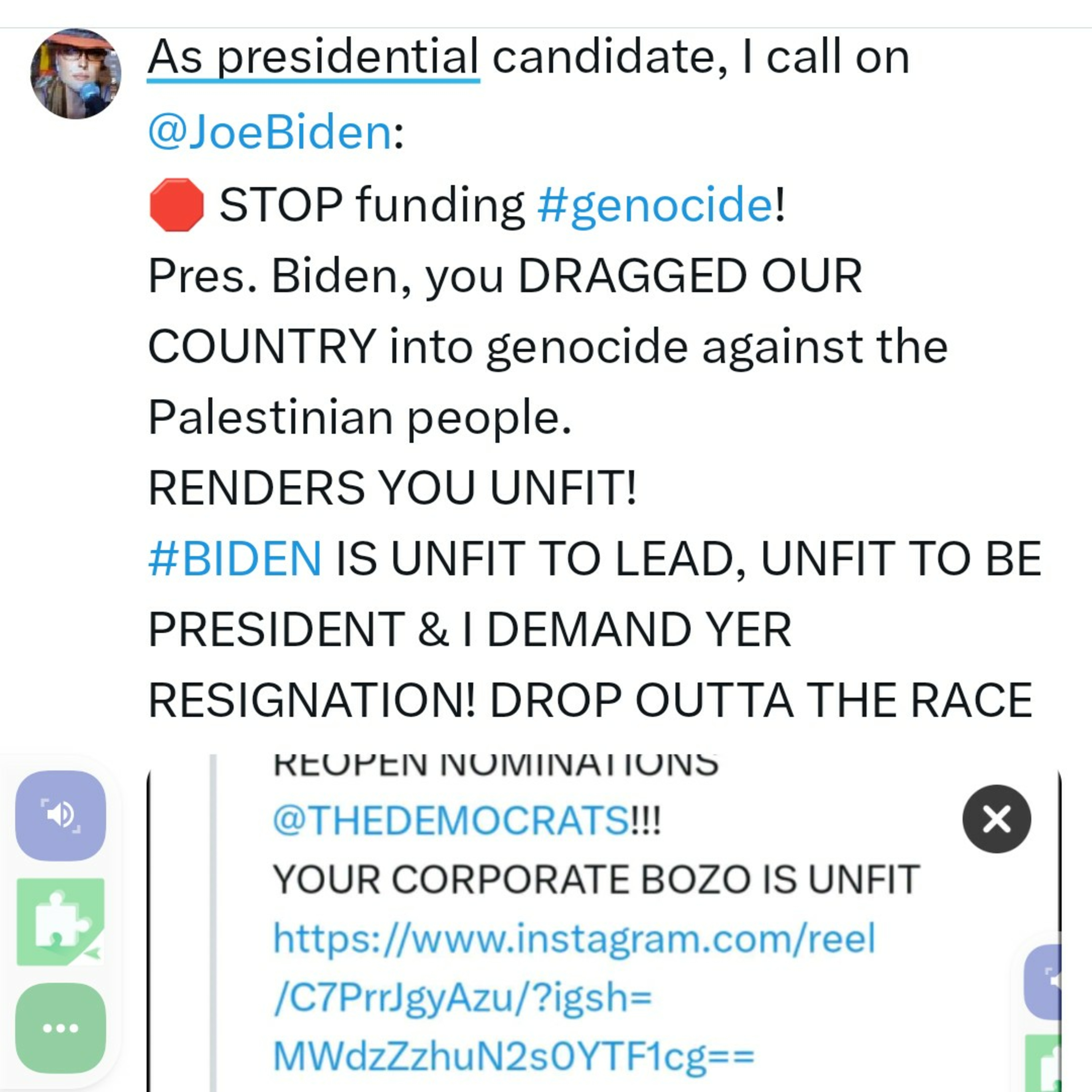 #TRISTA4SHERIFF + Prez! POLITICSAF!🔥HOT ON TRAIL OF💩🤡 GOIN2FNJAIL!🔐#art #music #CoMeDy #HERstory