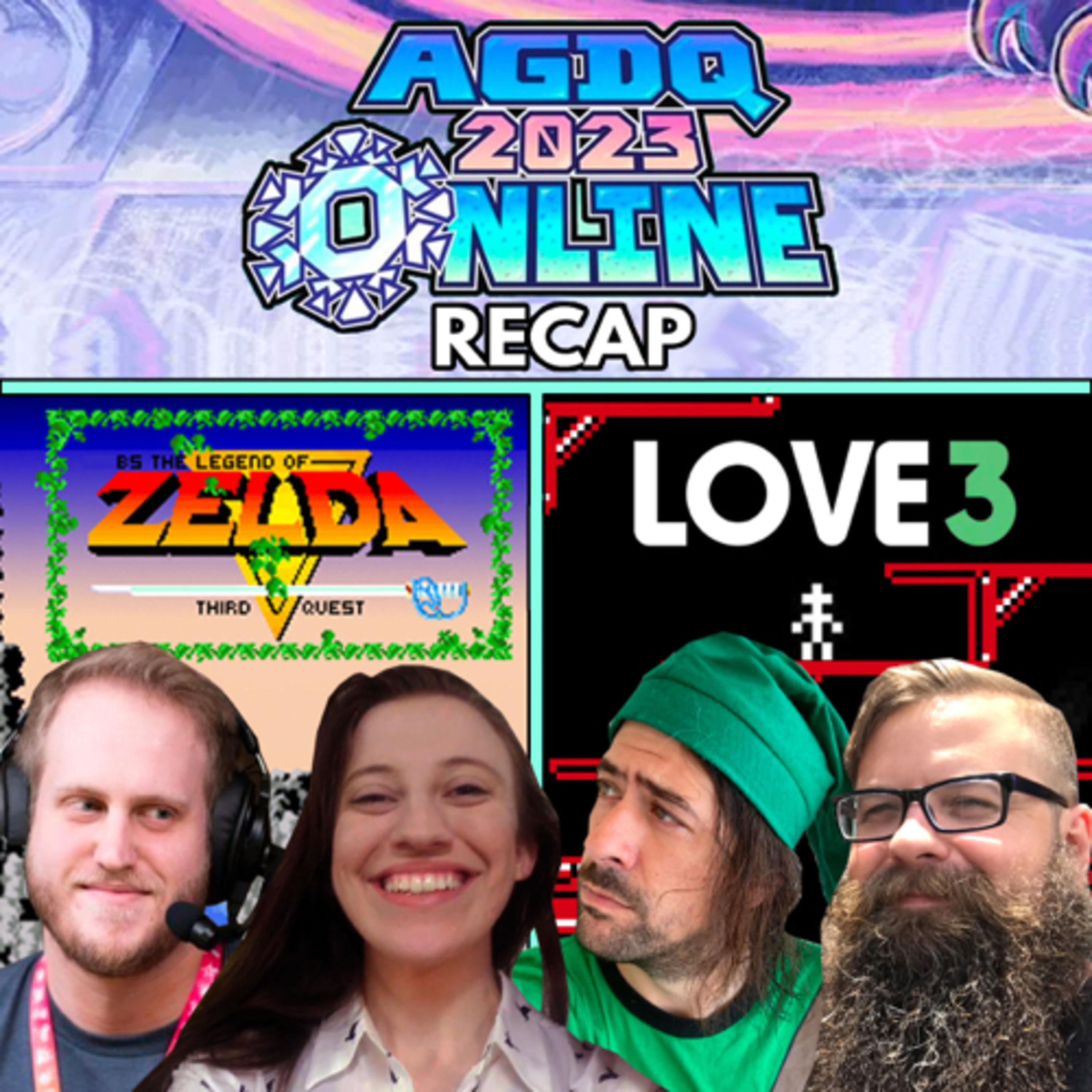AGDQ 2023 Recap, BS Legend of Zelda, LOVE 3 episode artwork