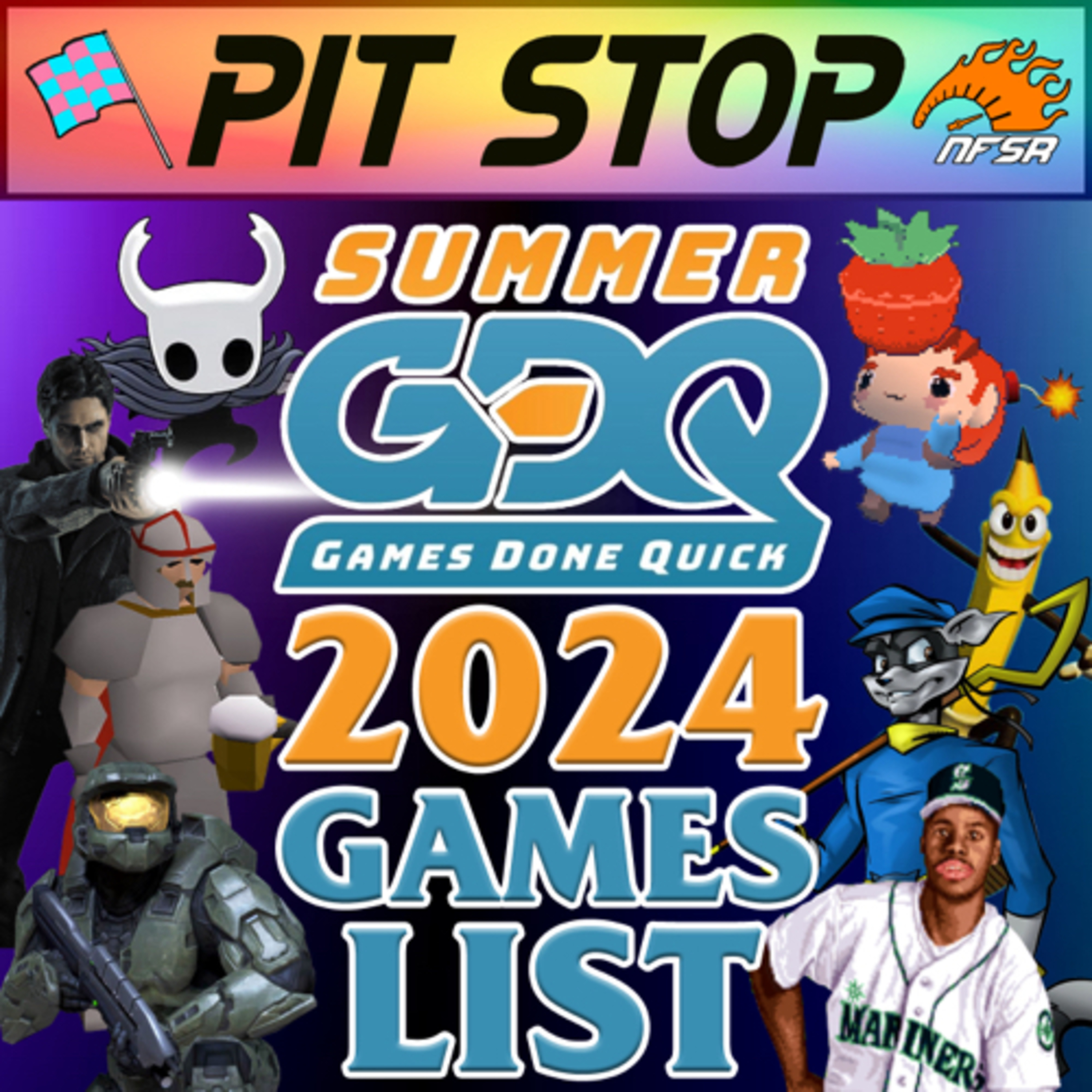 SGDQ 2024 Games List episode artwork