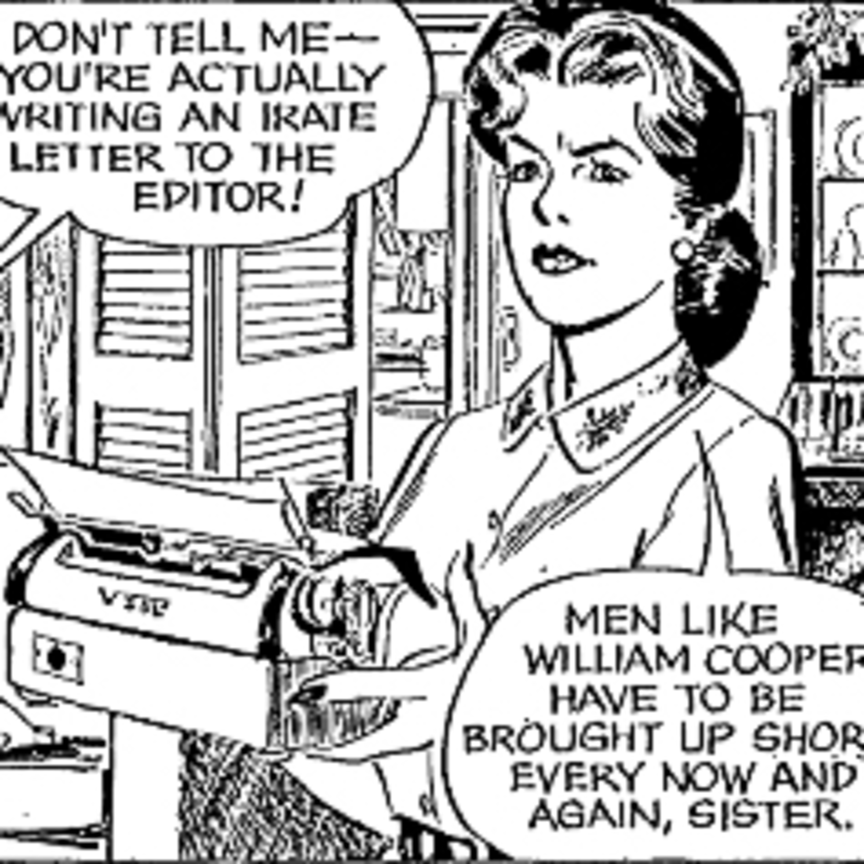 Part 2: The typewriter is mightier than the sword episode artwork