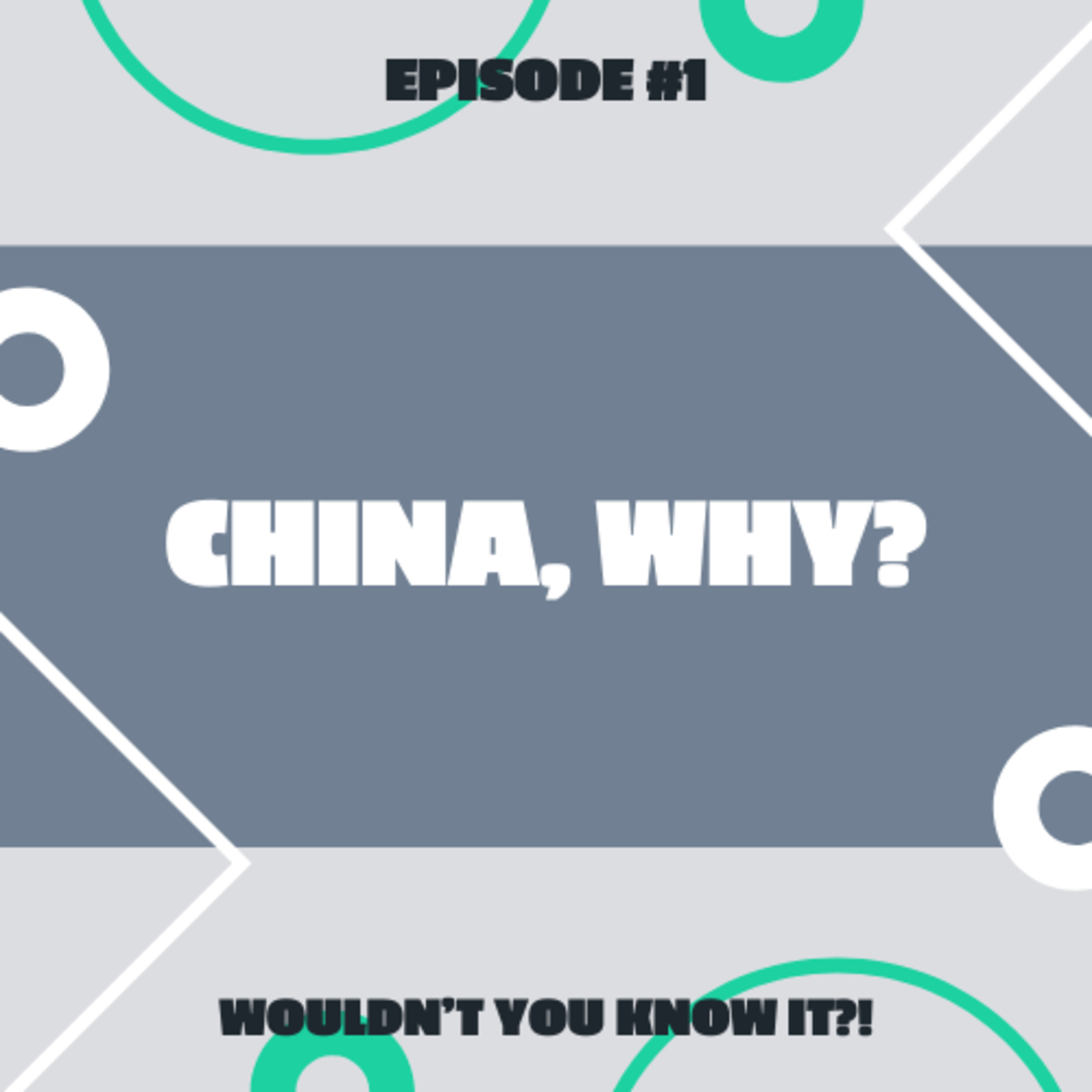 Episode #1 - China, Why?! episode artwork