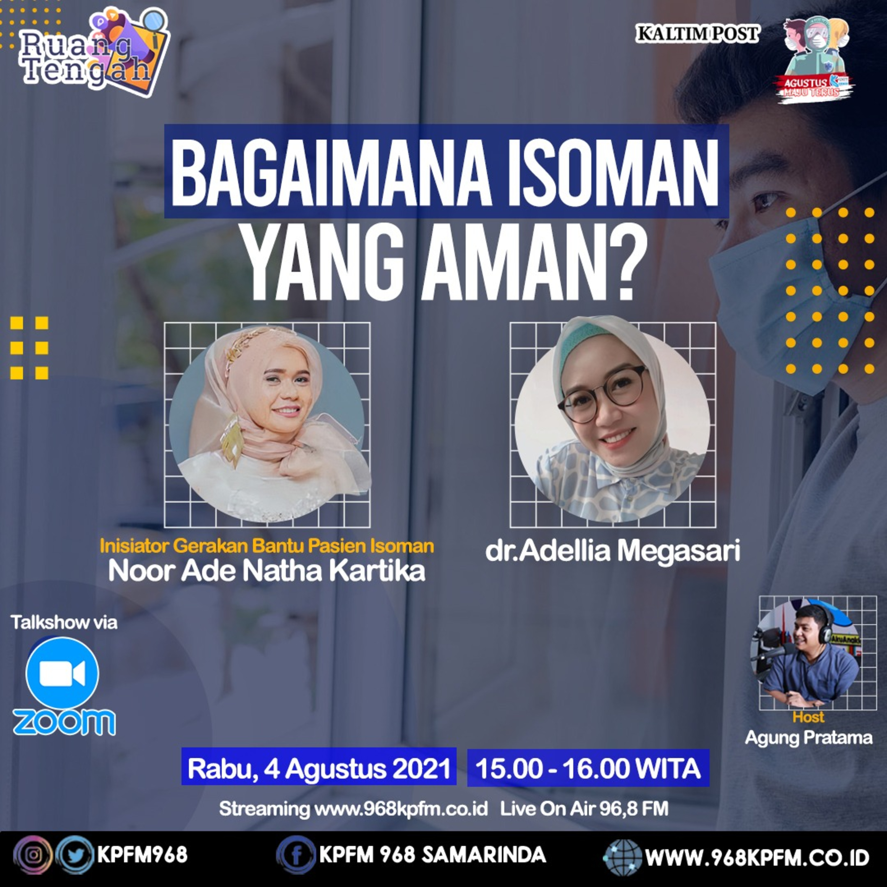Ngobrol: Penyebaran covid-19 di Samarinda masih terjadi, bagaimana proses isoman yang aman? episode artwork