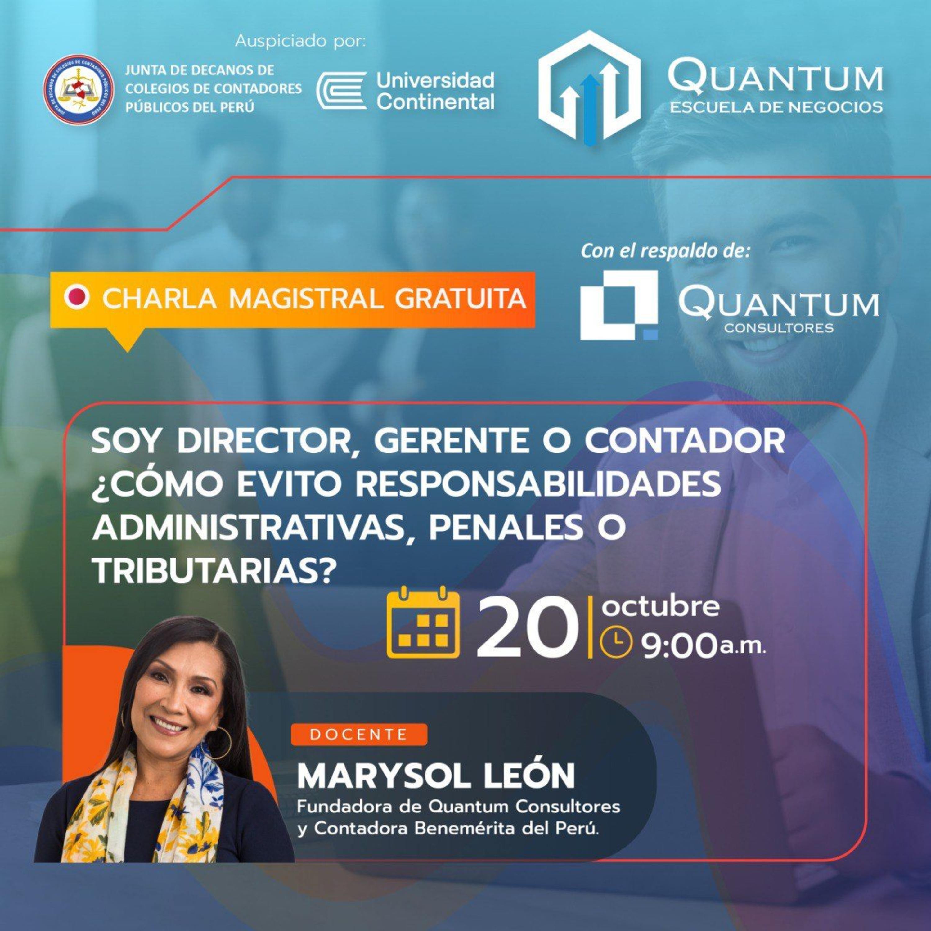 Soy Director, Gerente o Contador ¿Cómo evito responsabilidades administrativas, penales o tributarias? episode artwork