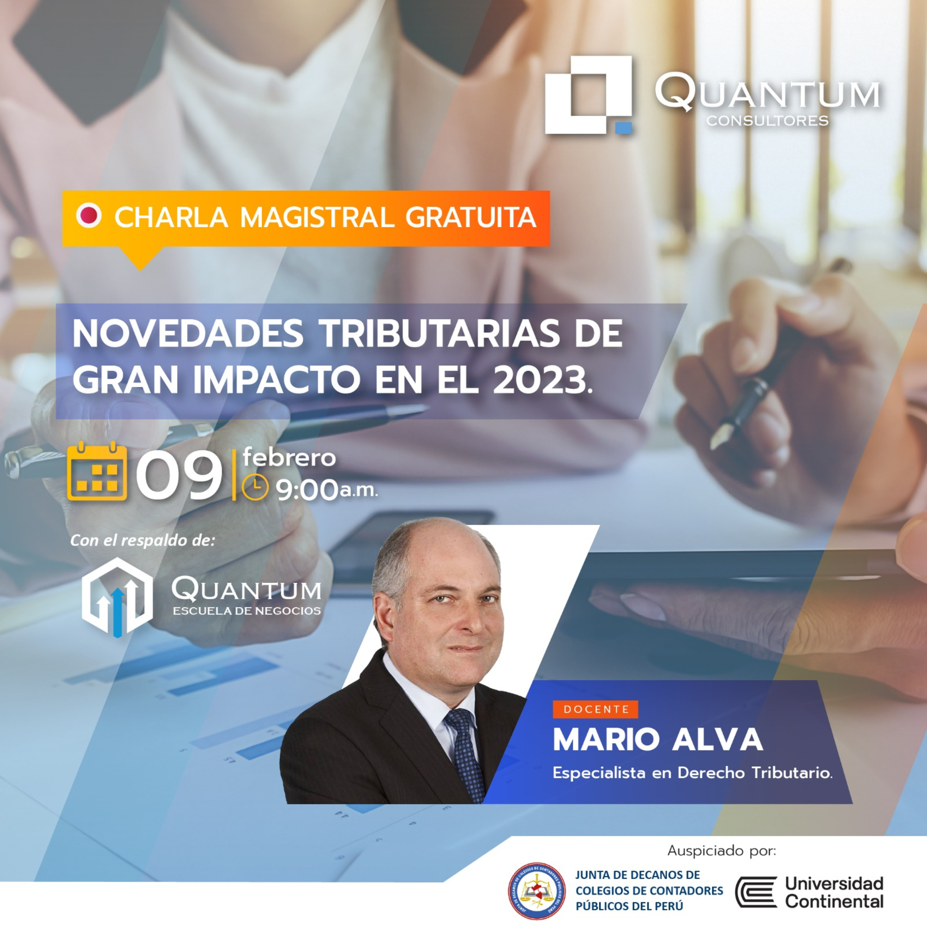 Charla Magistral Gratuita: Novedades Tributarias de gran impacto en el 2023 episode artwork