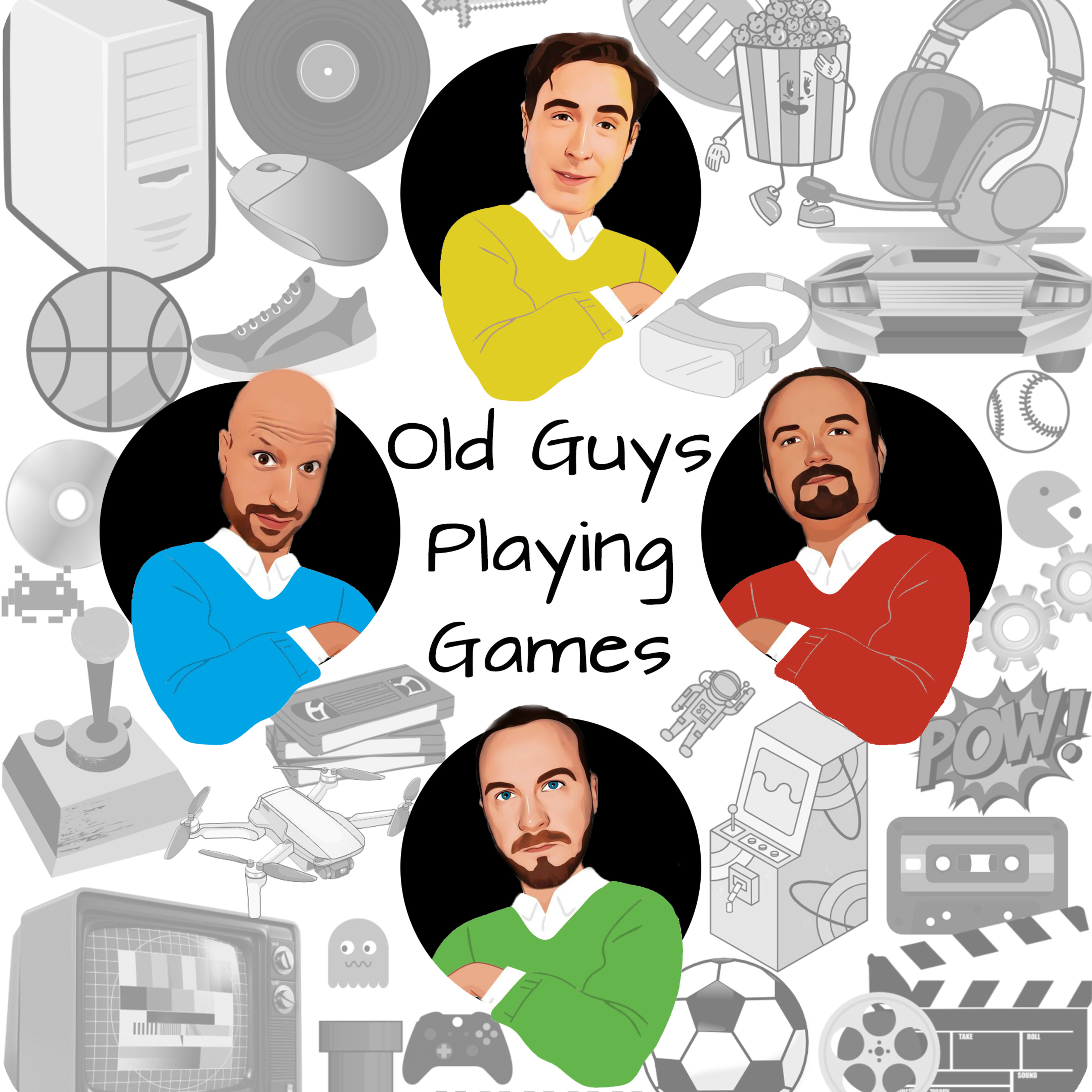 Old Guys Playing Games