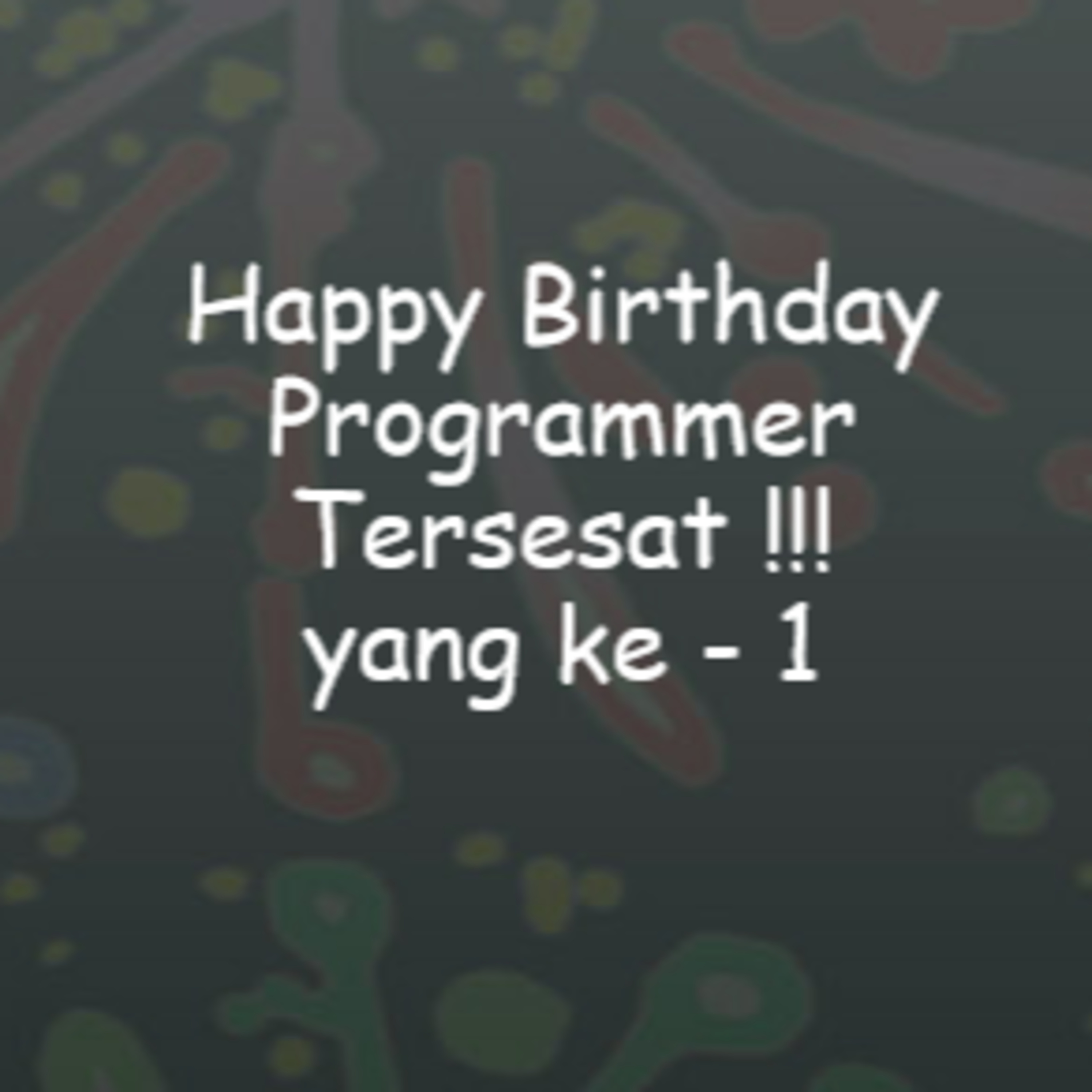 Programmer Tersesat