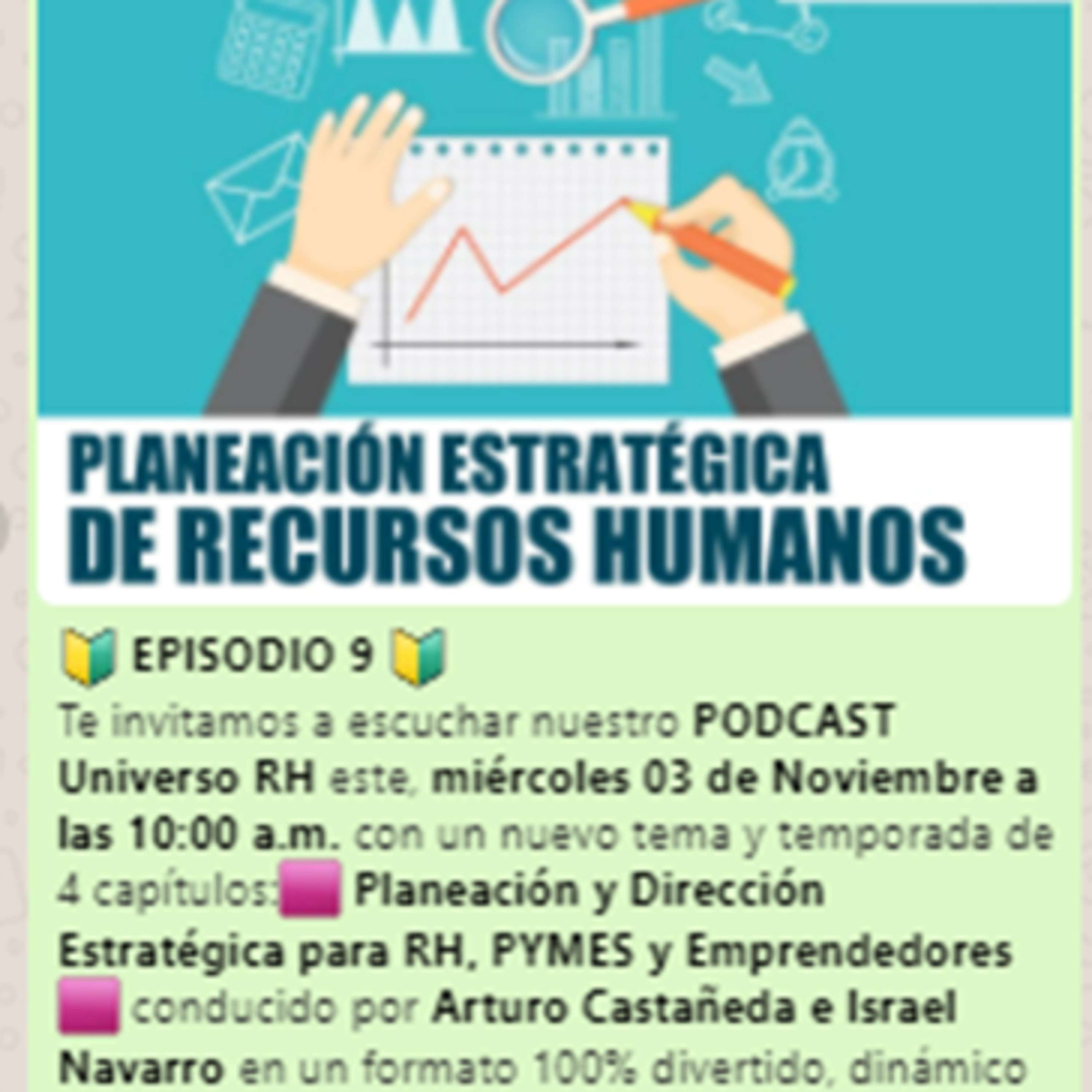 Episodio 9 Planeación y dirección estratégica para RH, pymes y emprendedores episode artwork