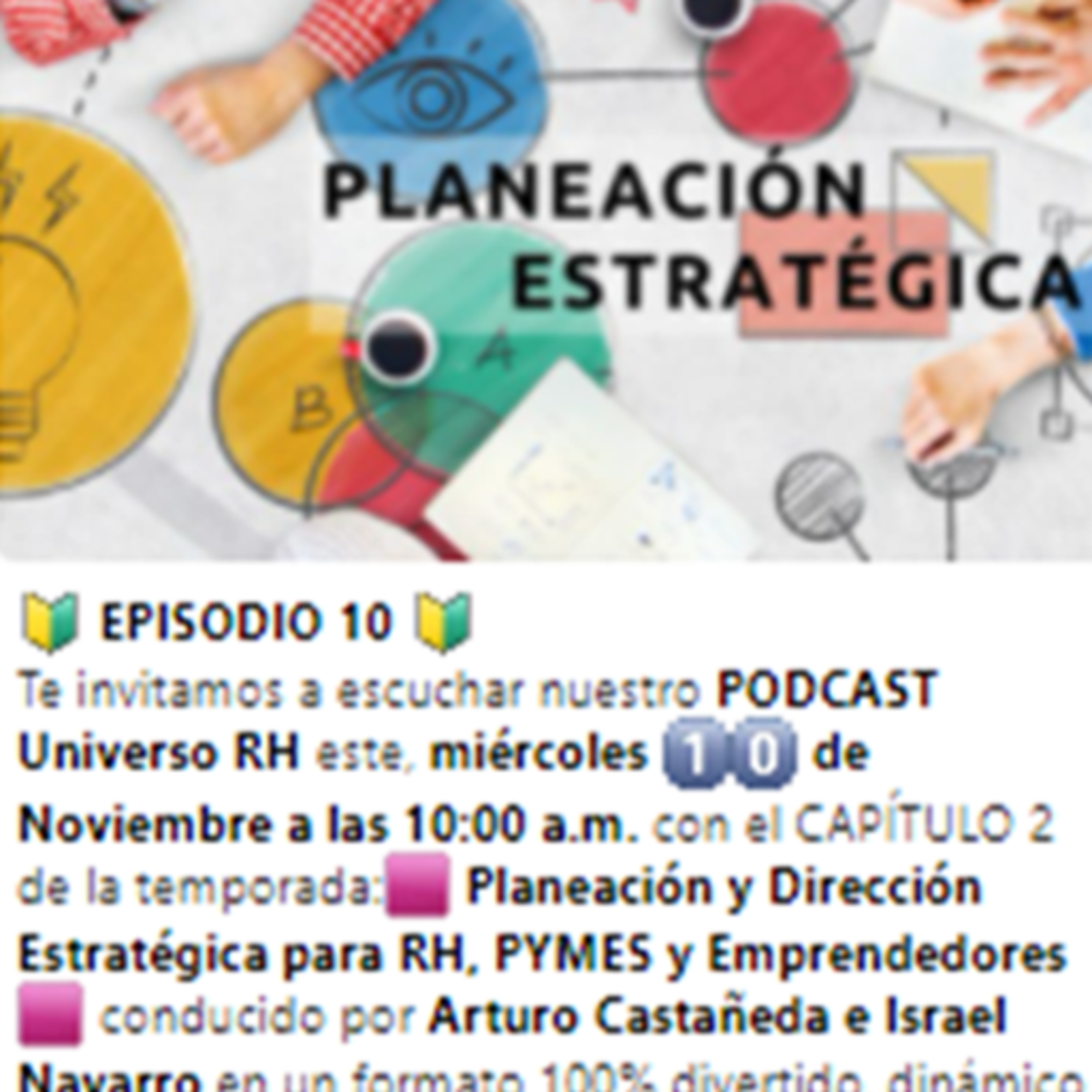 Episodio 10 Planeación y Dirección Estratégica para RH, PYMES y Emprendedores 2a parte episode artwork
