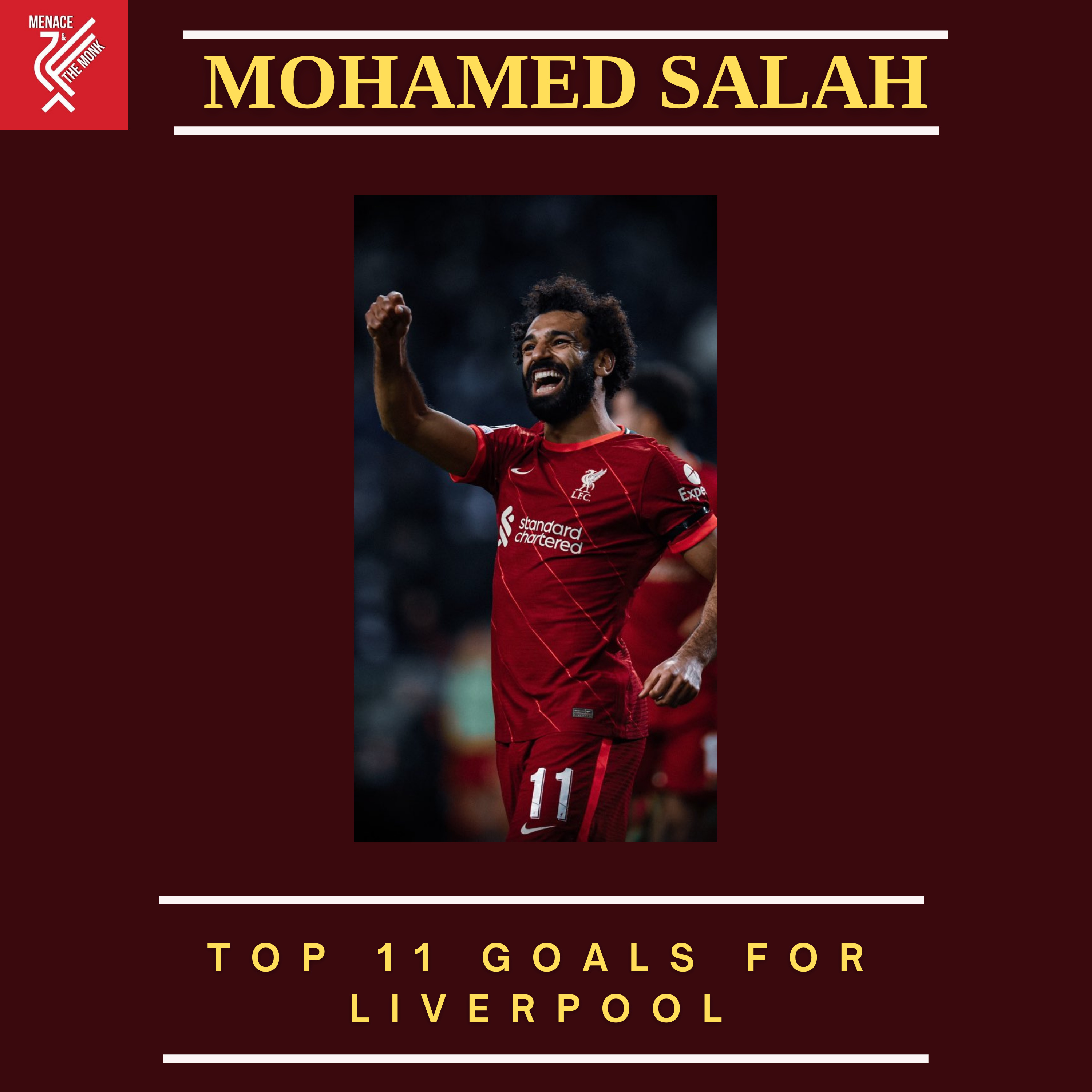 Mo Salah's Top 11 Goals for Liverpool episode artwork