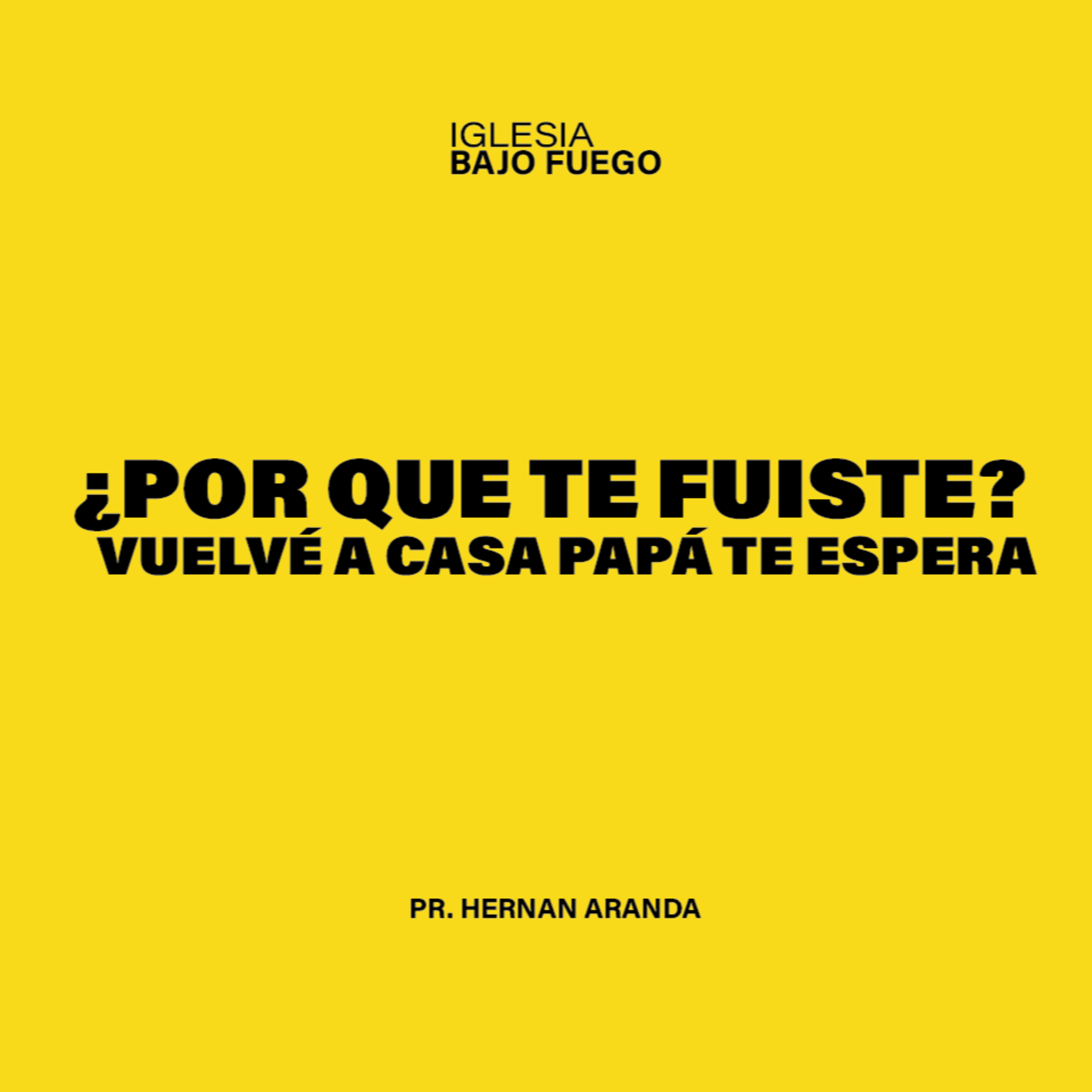IGLESIA BAJO FUEGO