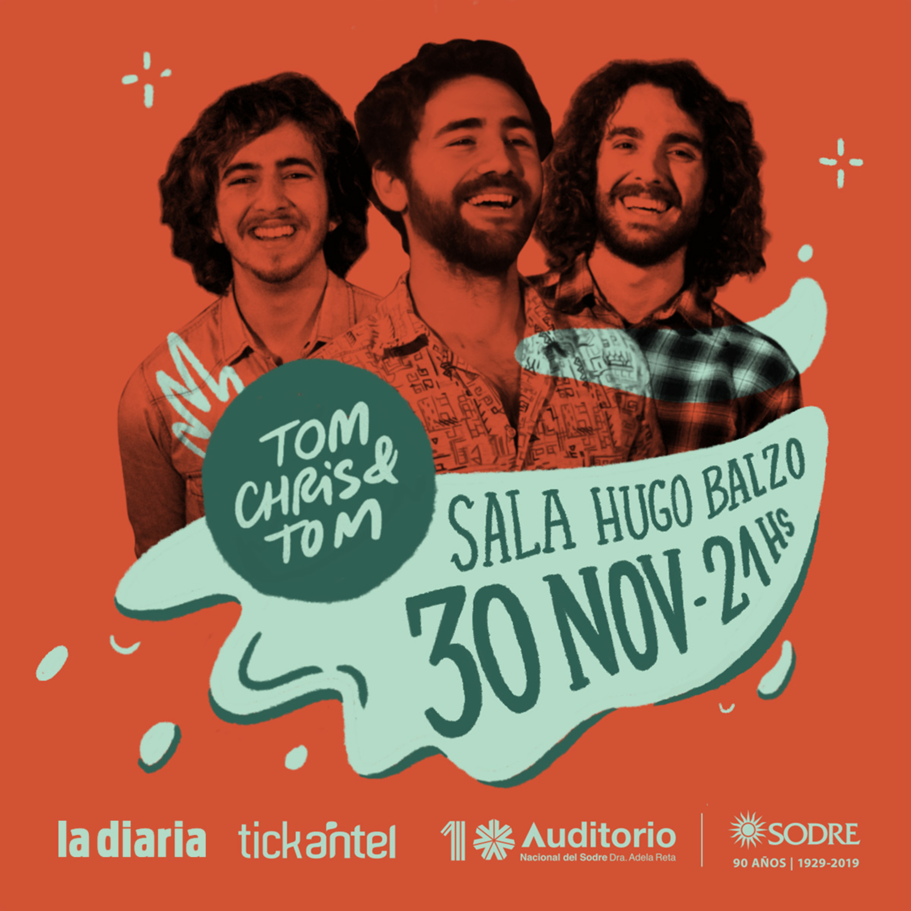 La banda indie uruguaya Tom Chris & Tom presenta su primer álbum “Luces” en el Sodre episode artwork