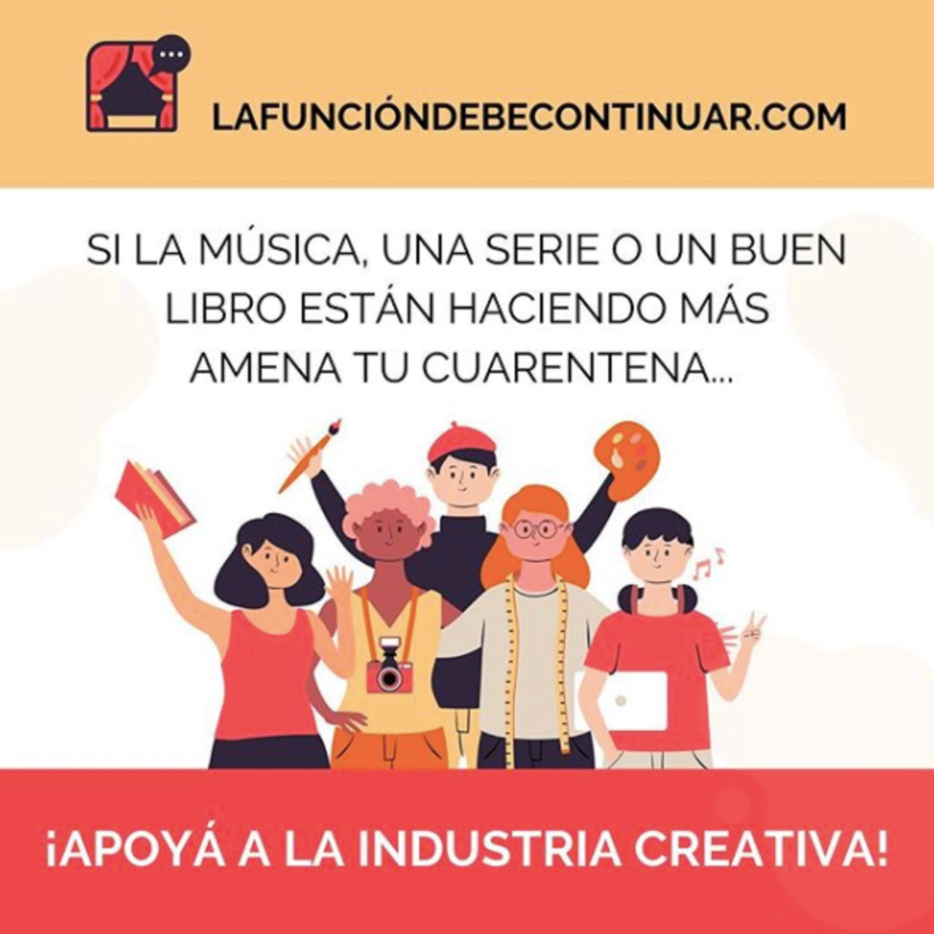 La Función Debe Continuar, una iniciativa que busca concientizar sobre la situación de los artistas en esta pandemia episode artwork
