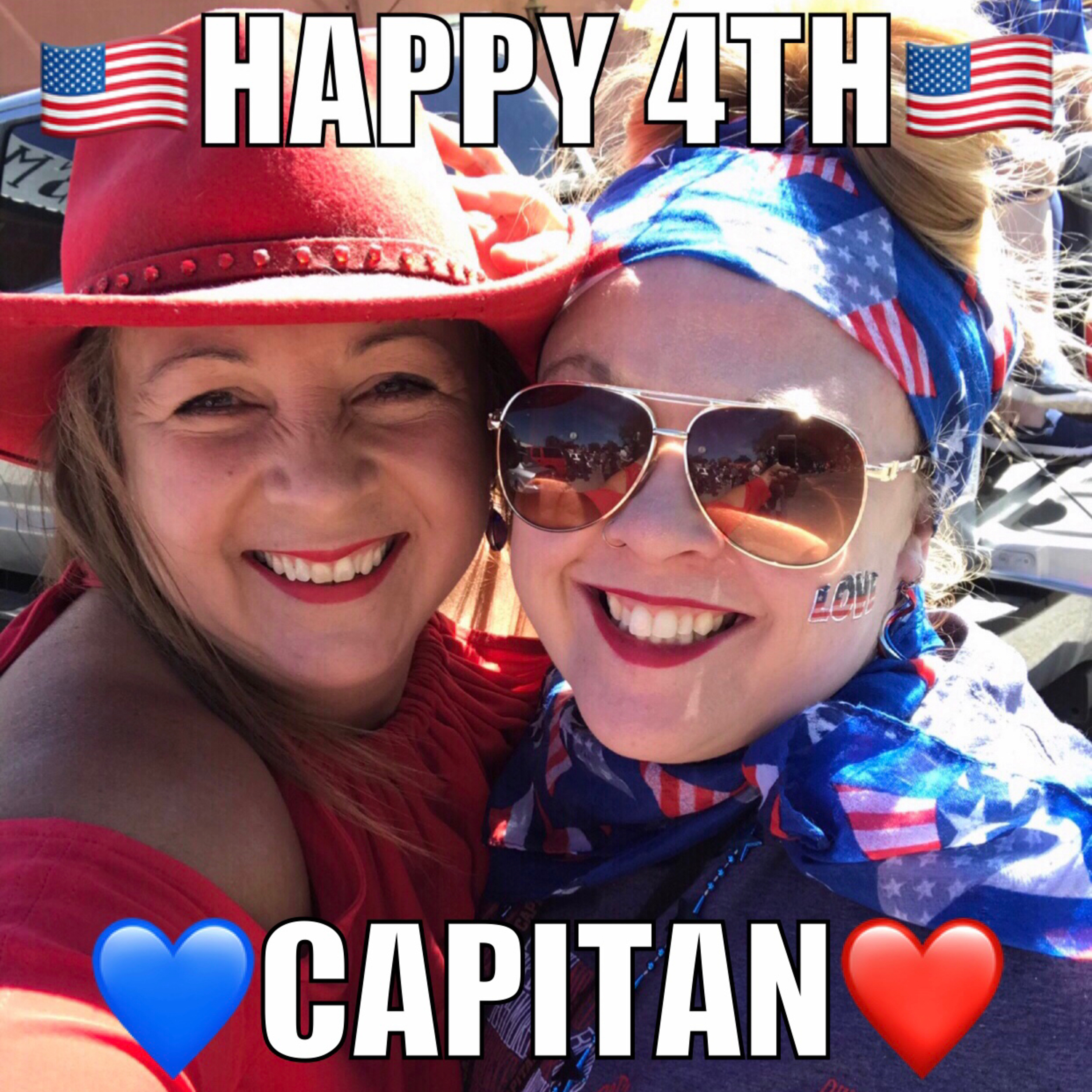 ❤️💙🇺🇸Happy 4th from Capitan🇺🇸💙❤️The Cowboy way!!! Parade, Rodeo, fireworks 💥 great food & people. ❤️u all