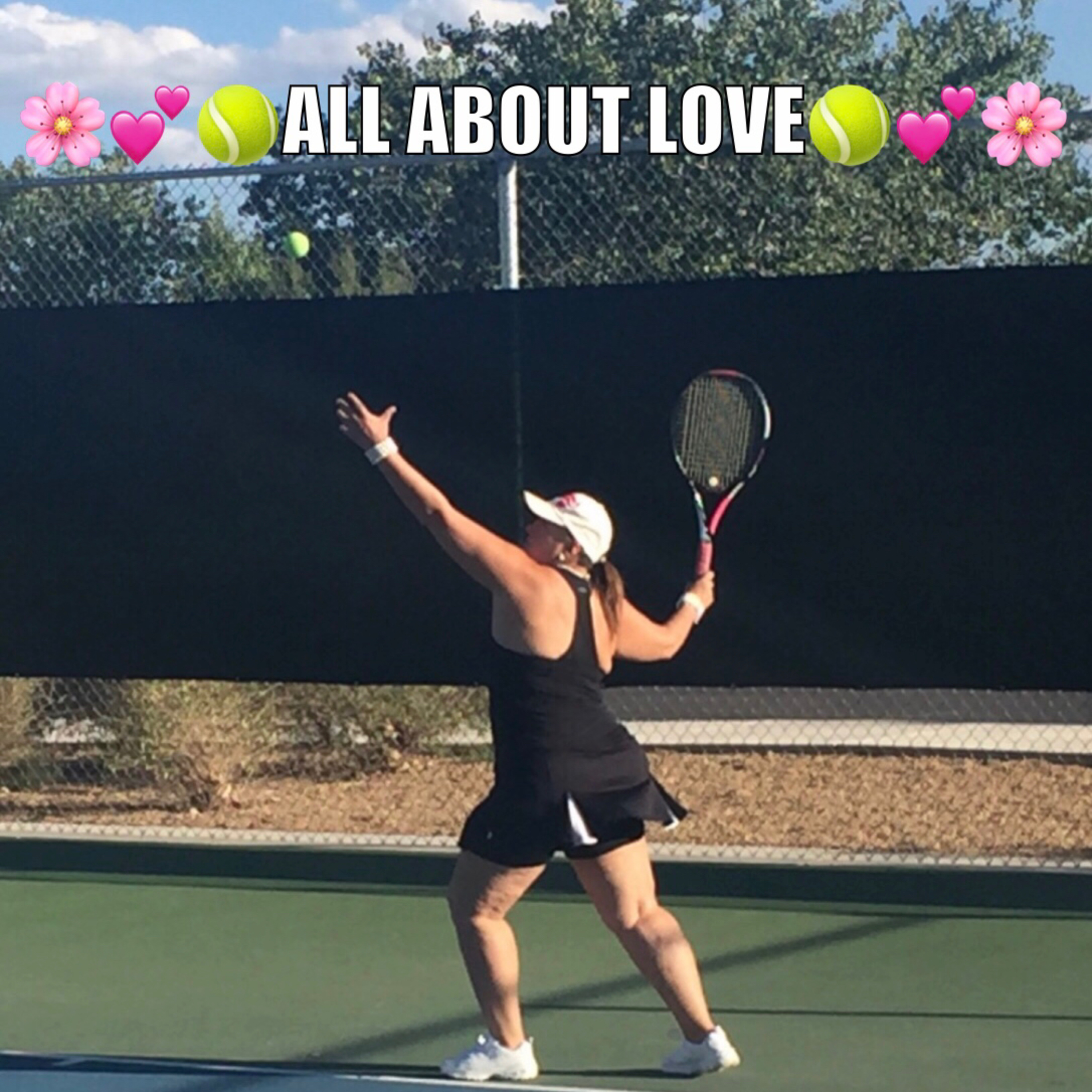 🌸💕🎾It’s all about Love!🌸💕🎾Tennis has changed my life forever & in a very very good way! Back in trng