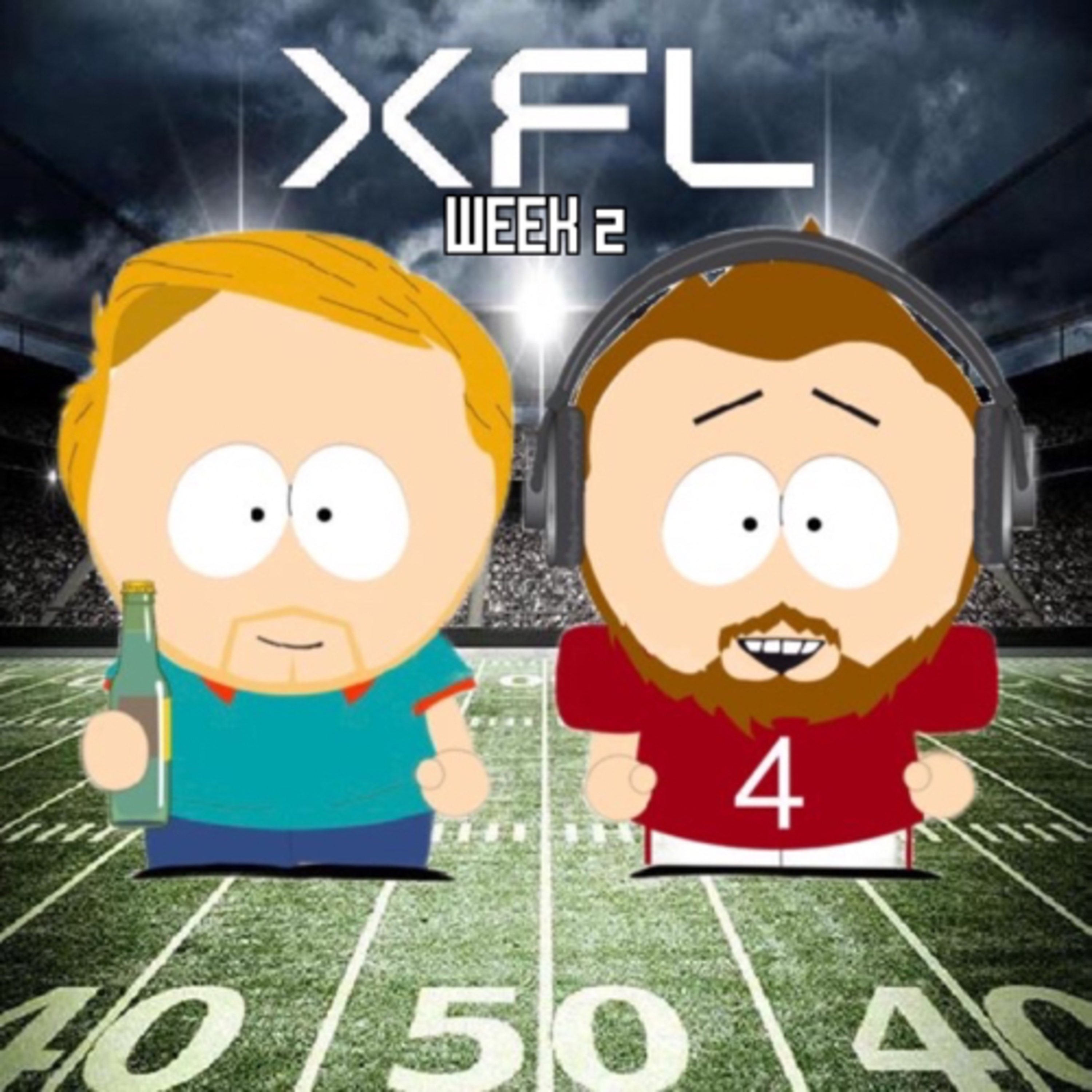 XFL Week 2 and NFL Off-Season episode artwork