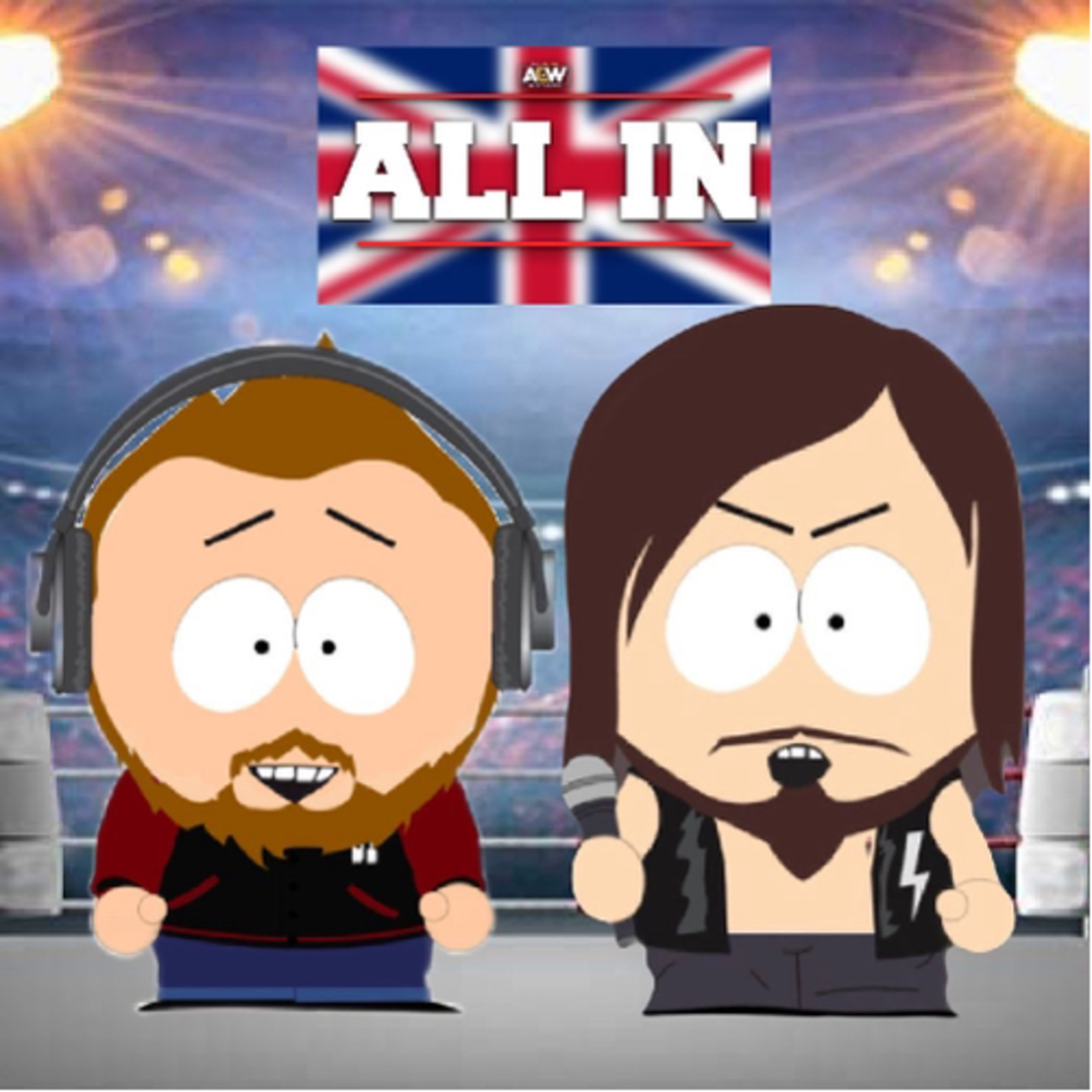 AEW All In 2023 and CM Punk’s Final Curtain episode artwork