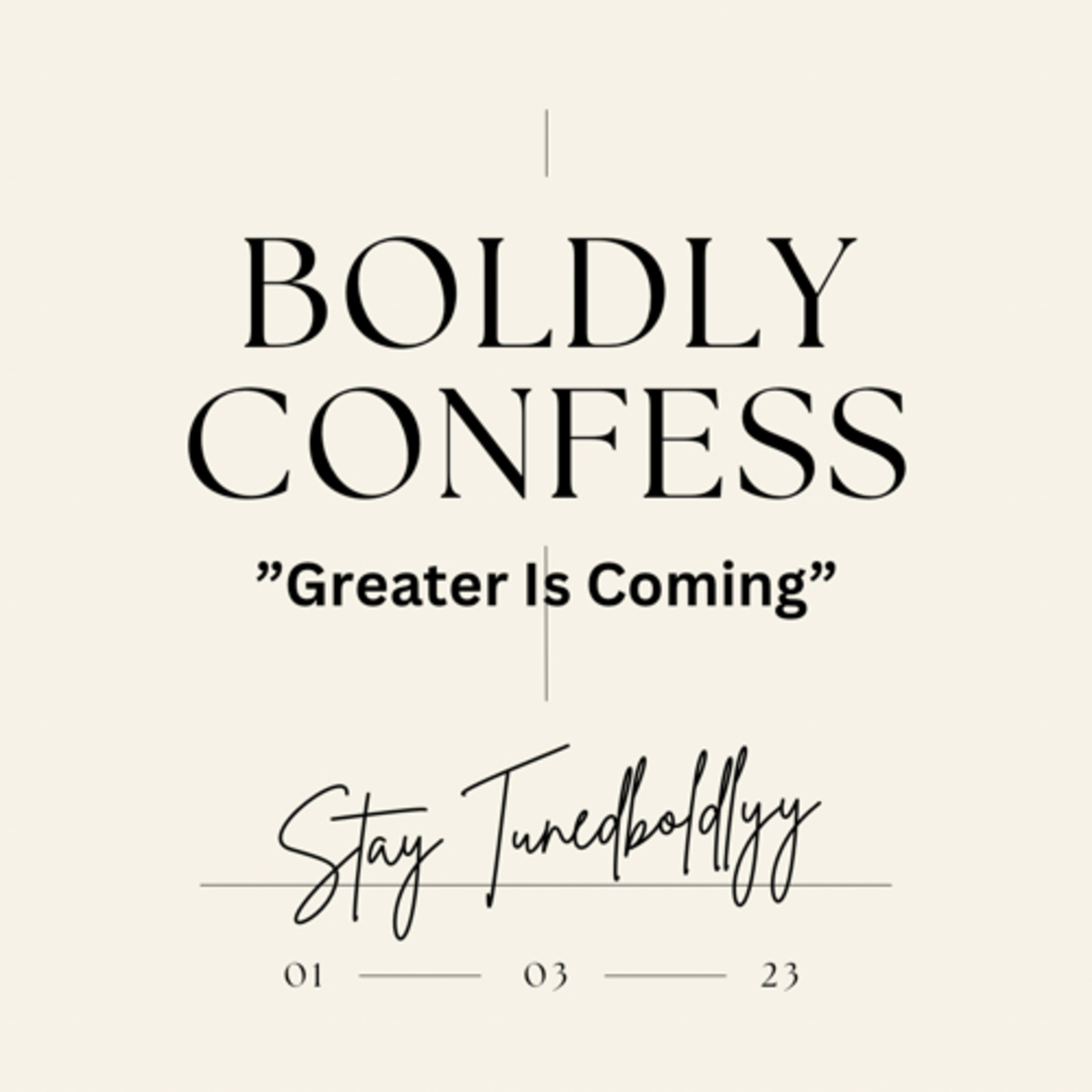 Greater Is Coming!  episode artwork