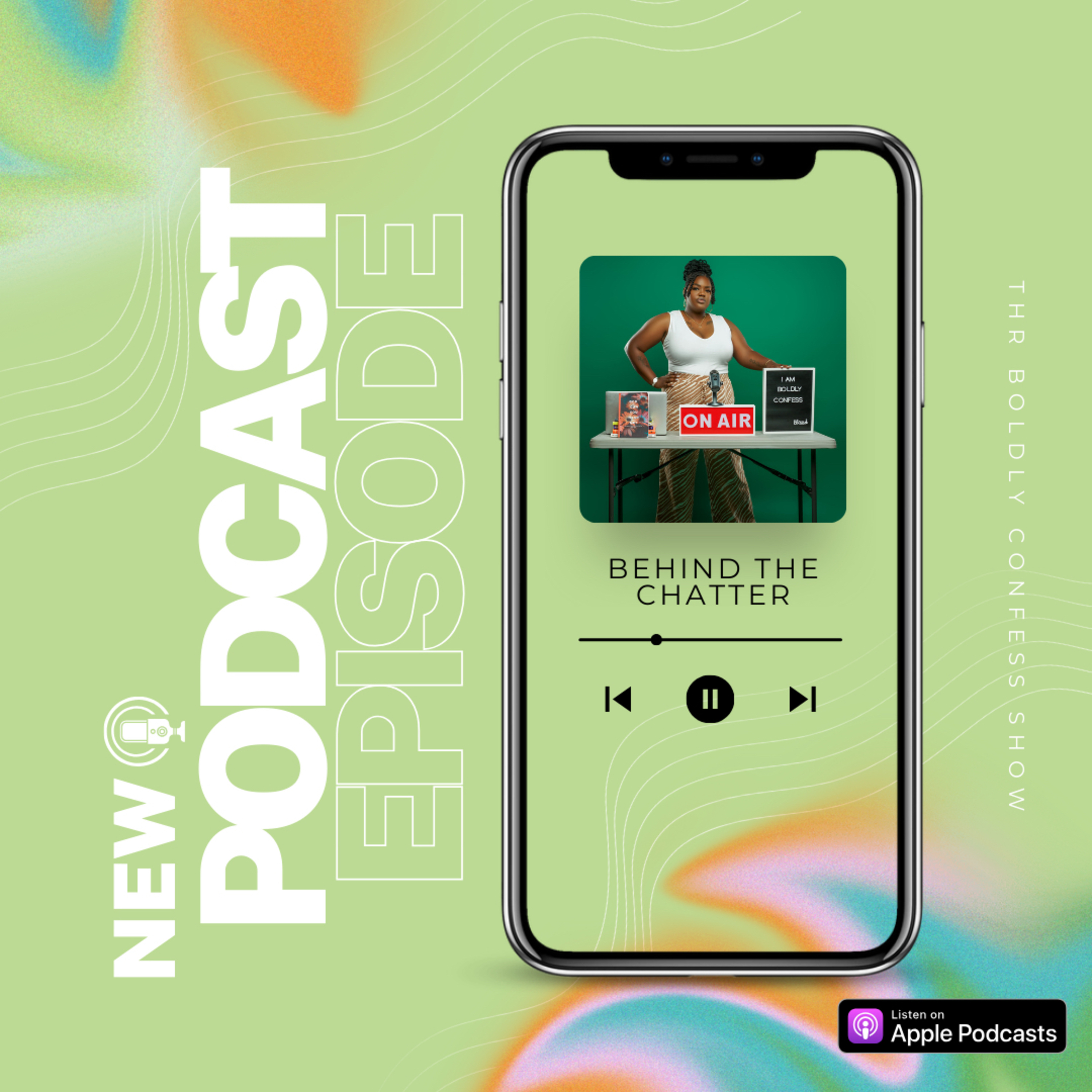 Behind the chatter episode artwork